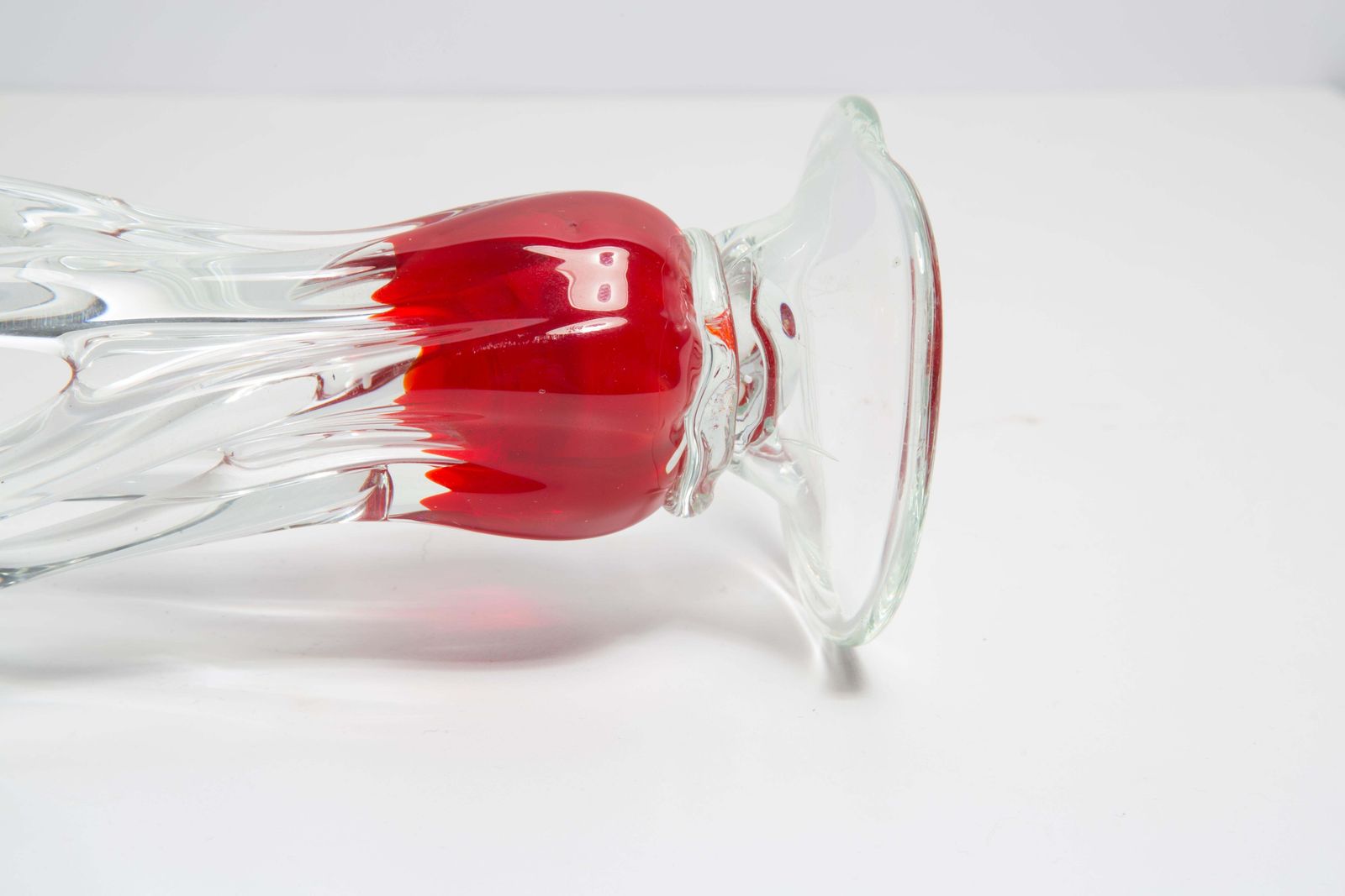Mid Century Vintage Artistic Glass Vase, Europe, 1970s photo vinterior