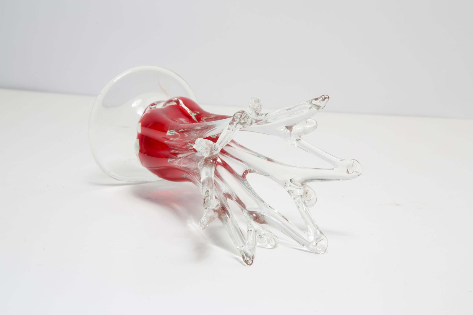 photo furniture Mid Century Vintage Artistic Glass Vase, Europe, 1970s