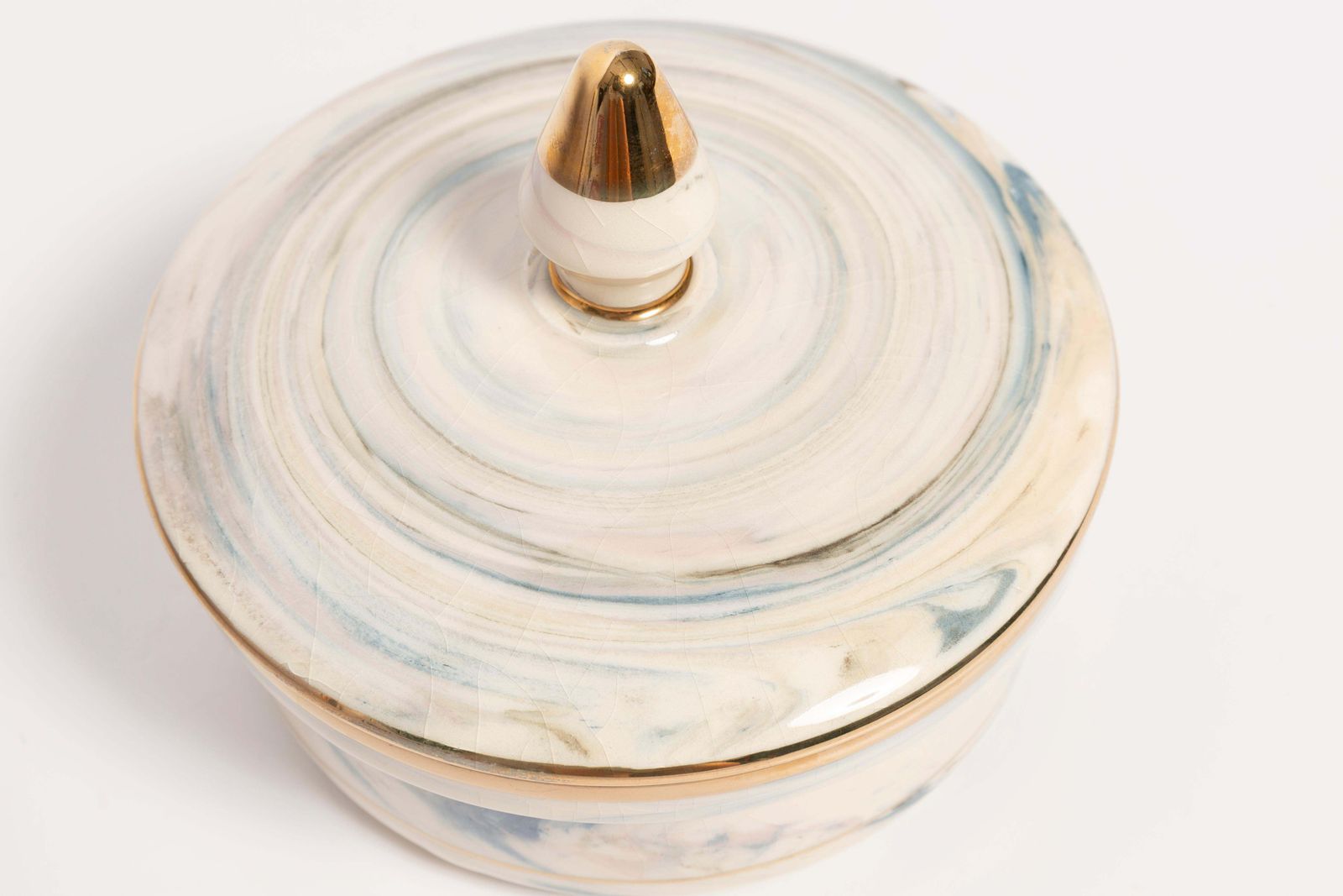 Small Ceramic Vase For Candy Or Jewelry Box, 20th Century, Europe, 1960s photo 119.0