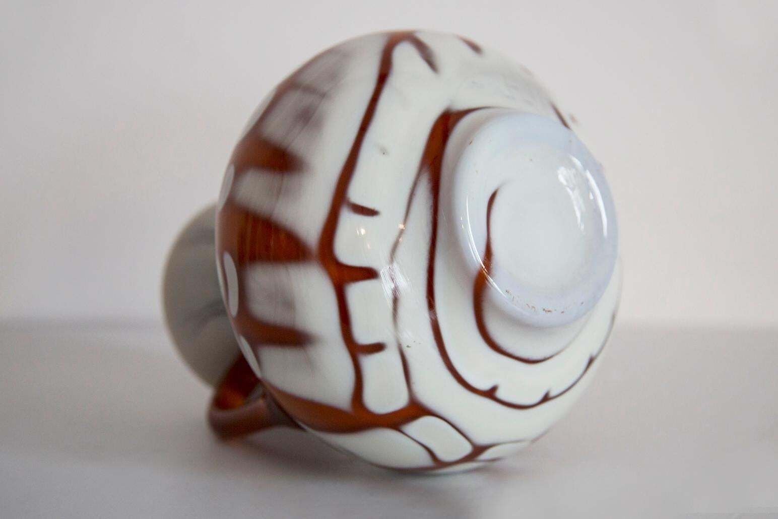photo for sale Mid Century Artistic Glass Vase, Prokuplje Yugoslavia, 1970s