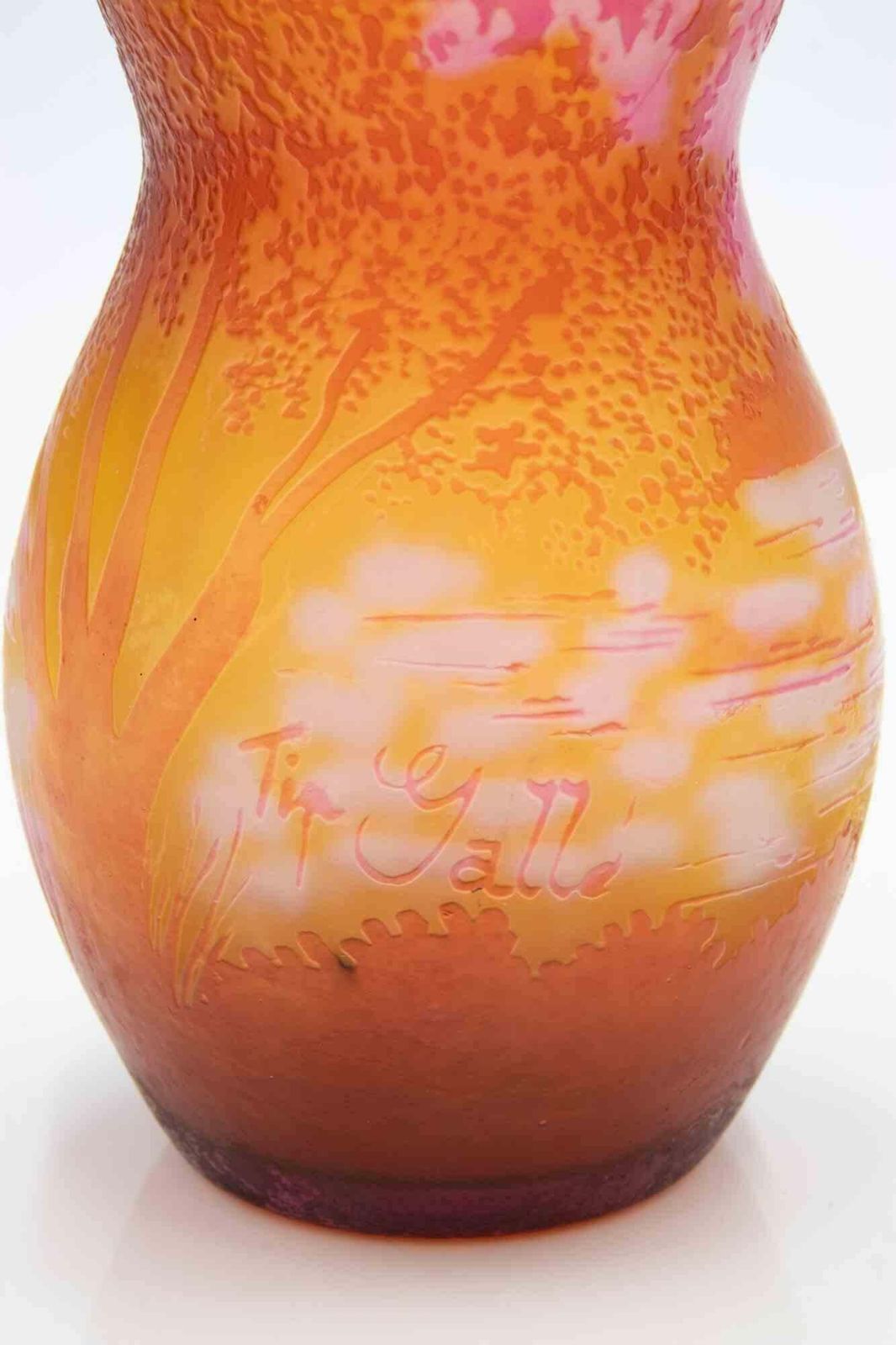 Art Déco Style Vase   Reproduction After Emile Gallé, Italy, 1980s photo furniture