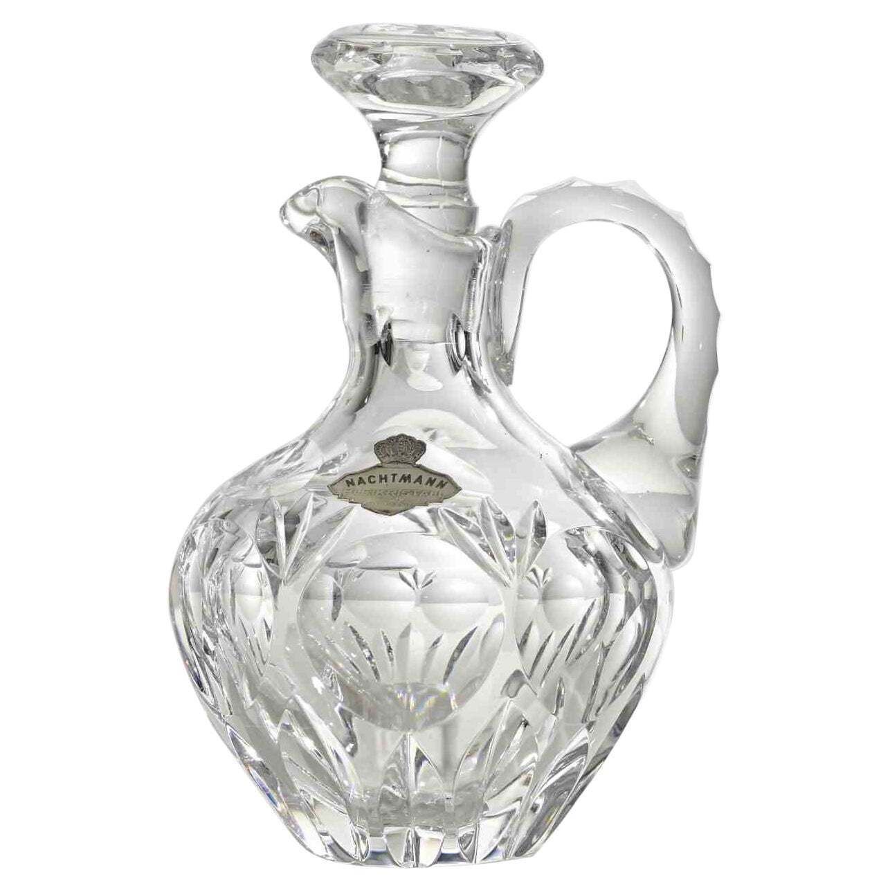 Vintage Crystal Jug By Nachtmann, Italy, Mid 20th Century