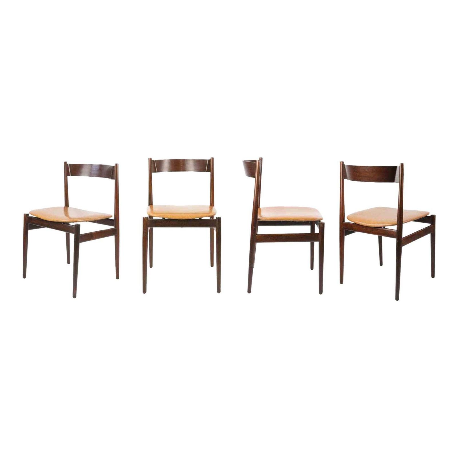 Set Of 4 Vintage Chairs Italian Manufacture 1960s