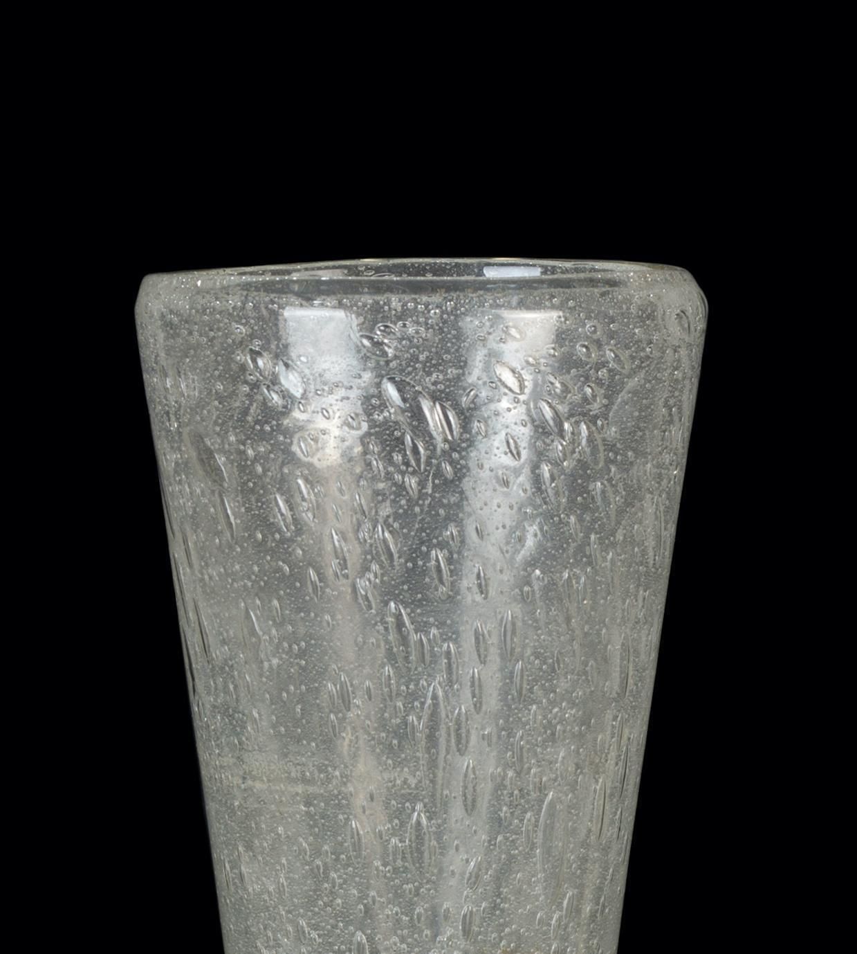 Vintage Blown Glass Vase, Italy, 1970s photo for sale