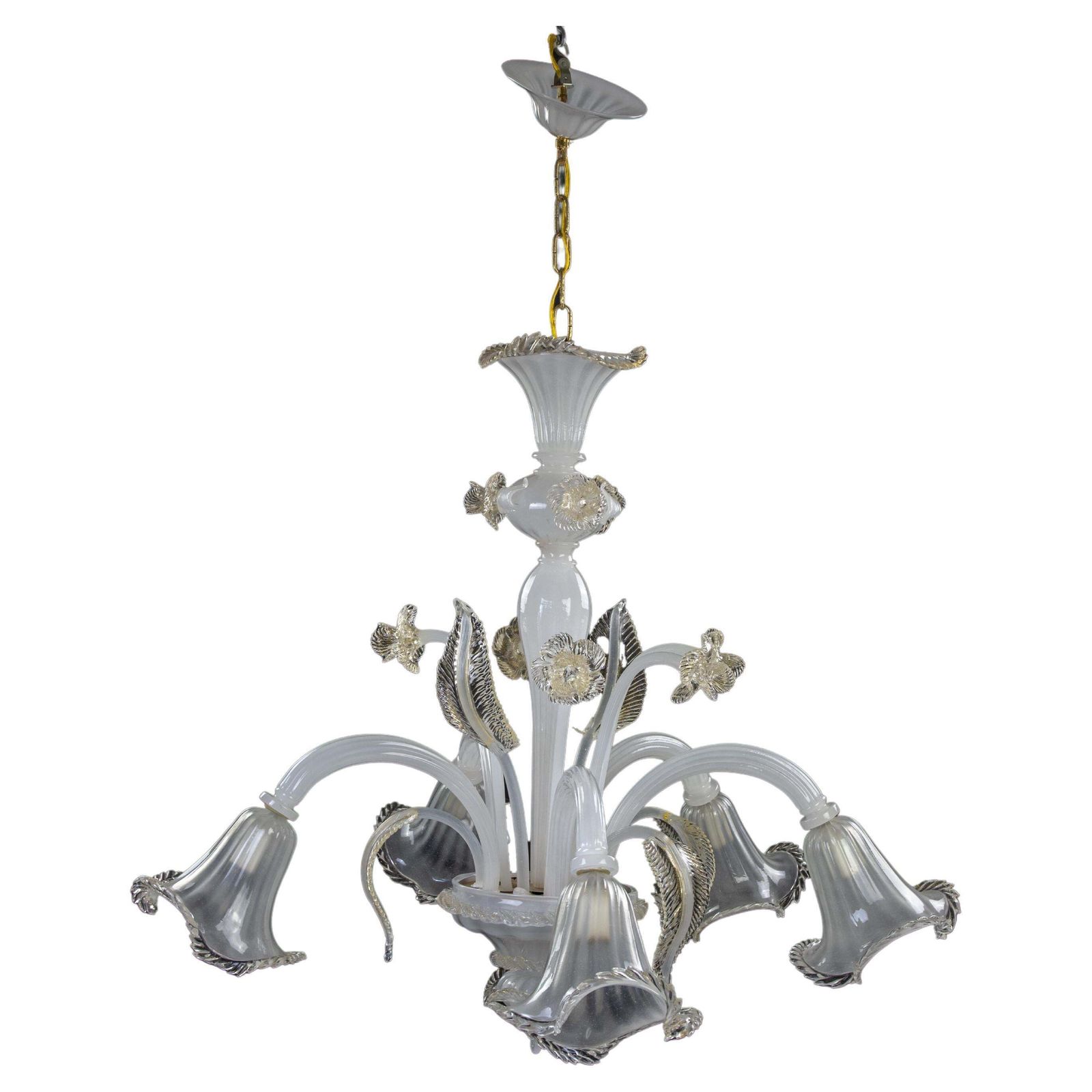 Murano Glass Chandelier, Italy Mid 20th Century