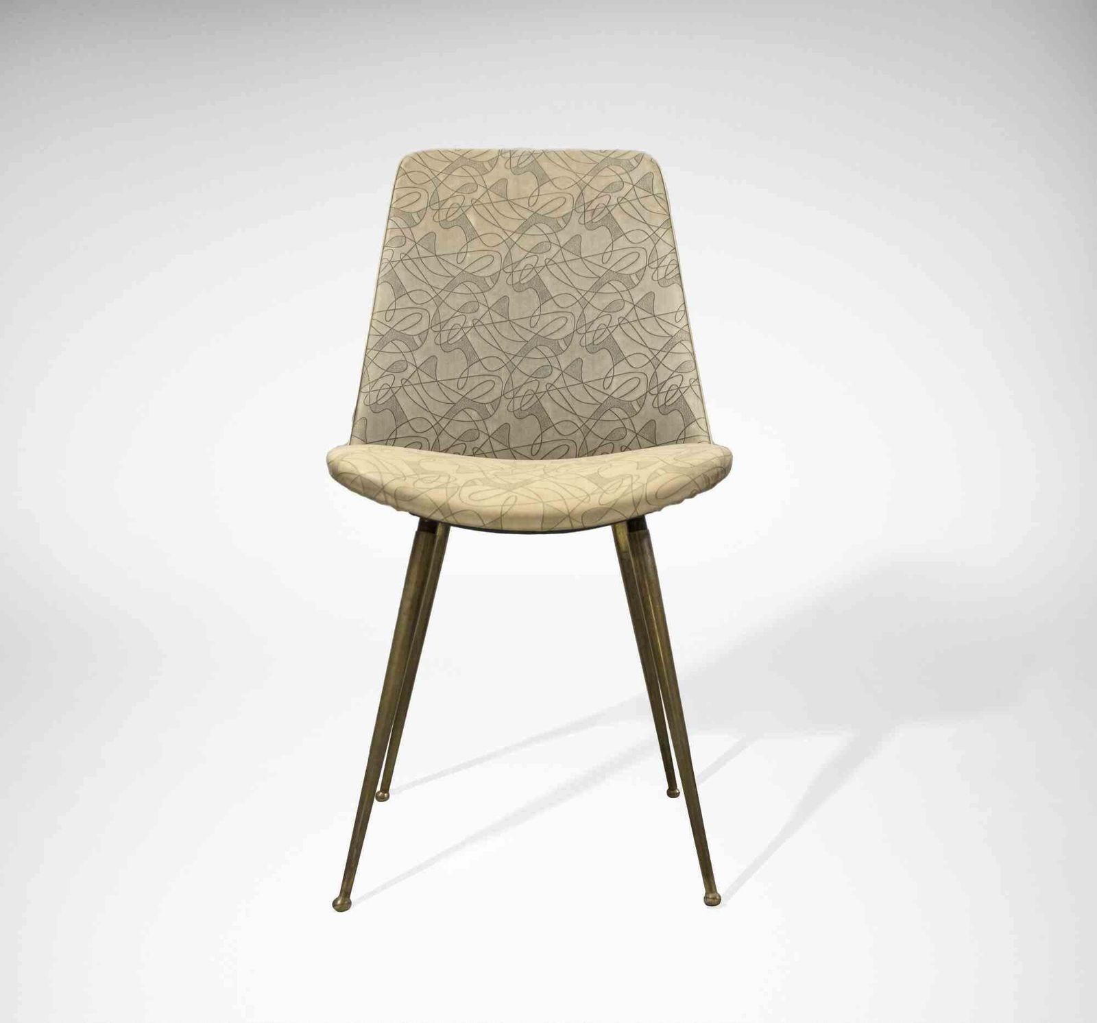 Set Of 3 Vintage Chairs In The Style Of Gio Ponti, Italy Mid 20th Century photo Furniture