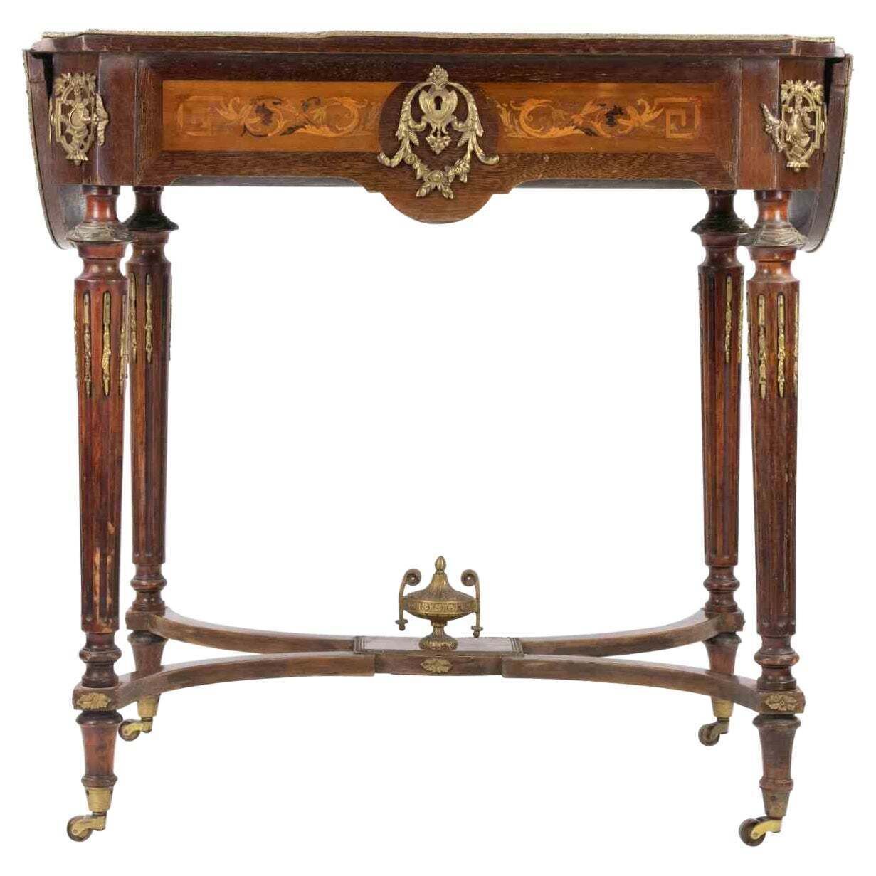 Opening Side Table, France Napoleon III, Italy, Mid 19th Century