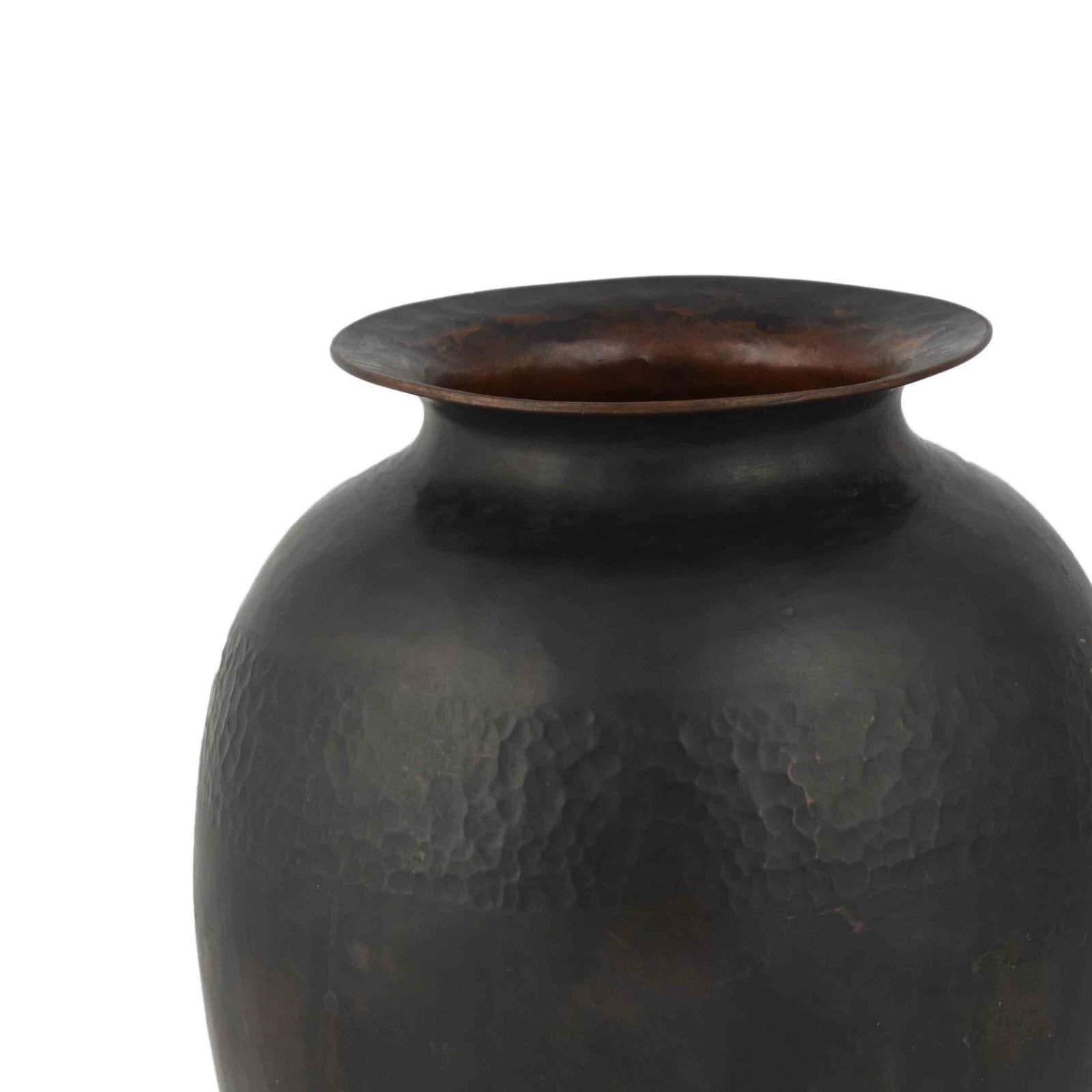 Vintage Art Deco Dark Copper Vase By Hayno Focken, Germany, 1930s photo furniture