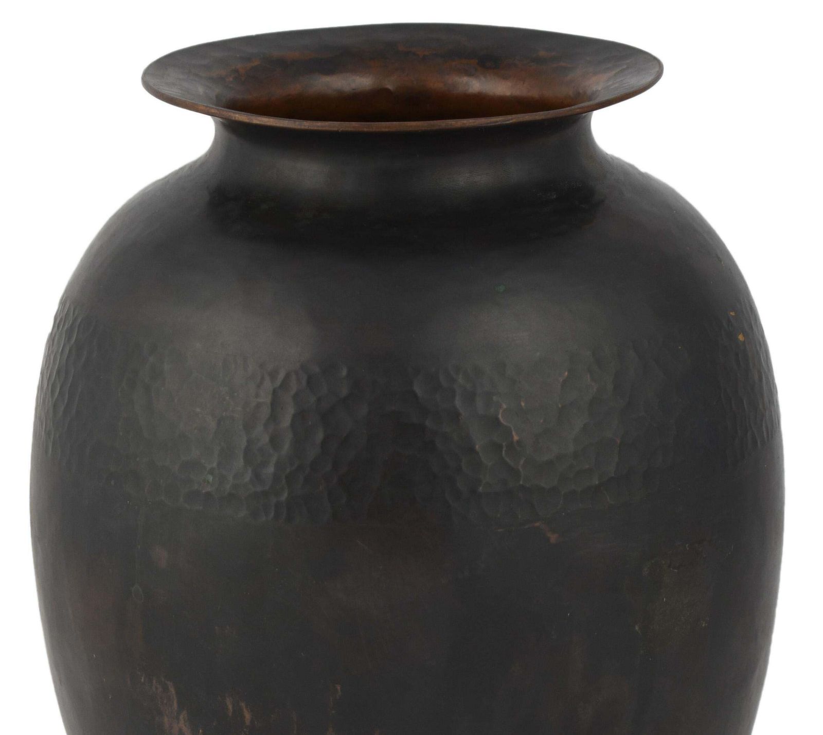 Vintage Art Deco Dark Copper Vase By Hayno Focken, Germany, 1930s photo Home Decor