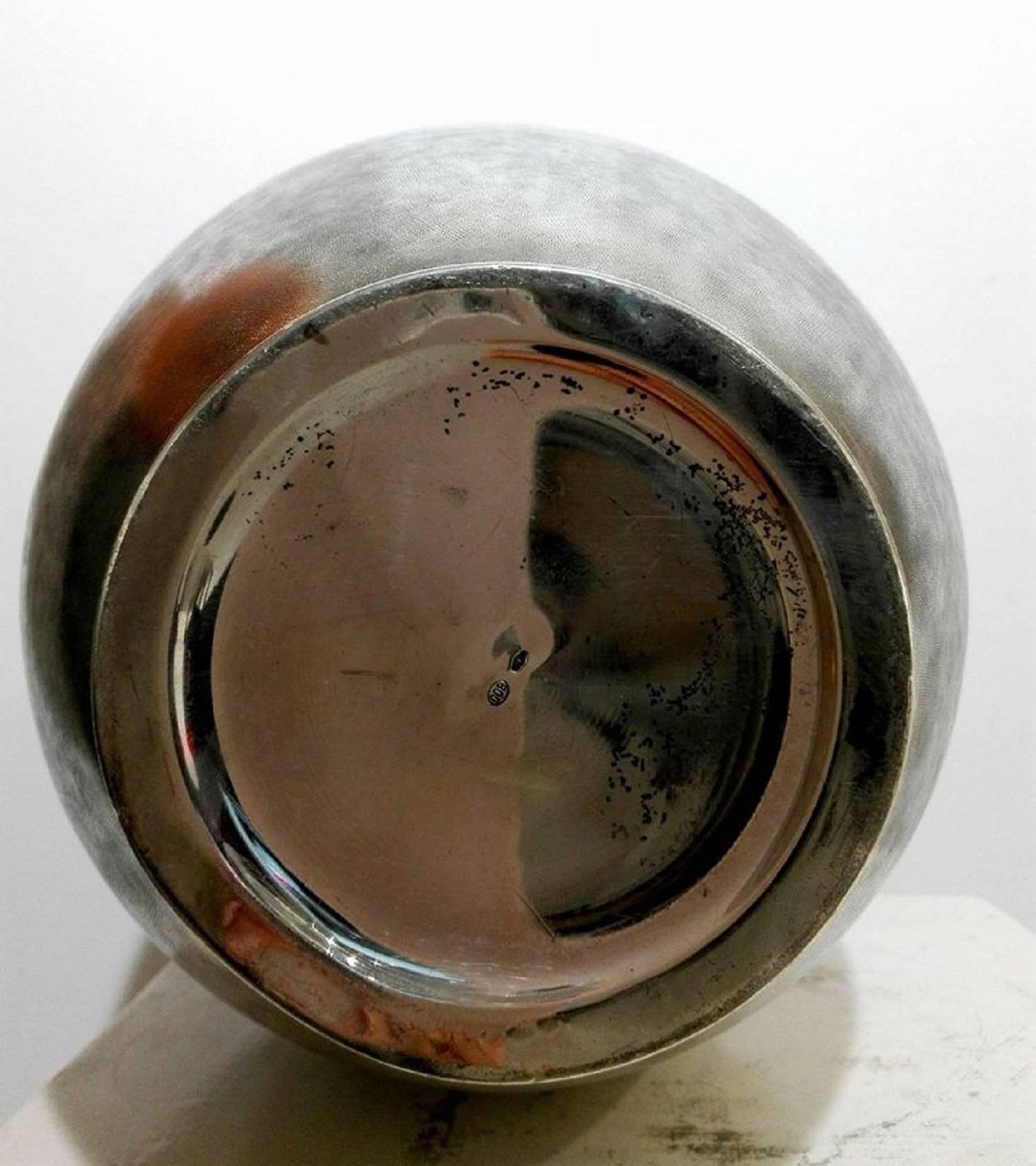 1940s Italian Silver Vase By Mario Buccellati photo for sale