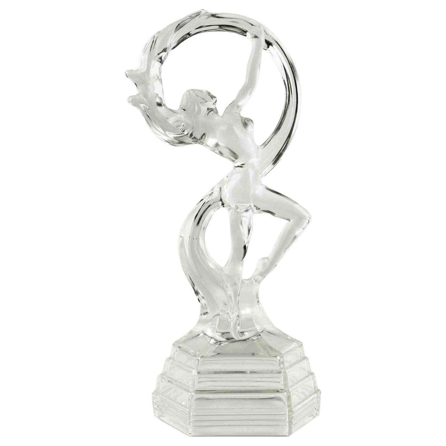 Royal Crystal Rock Crystal "Ballerina" Sculpture, Italy, 1980s