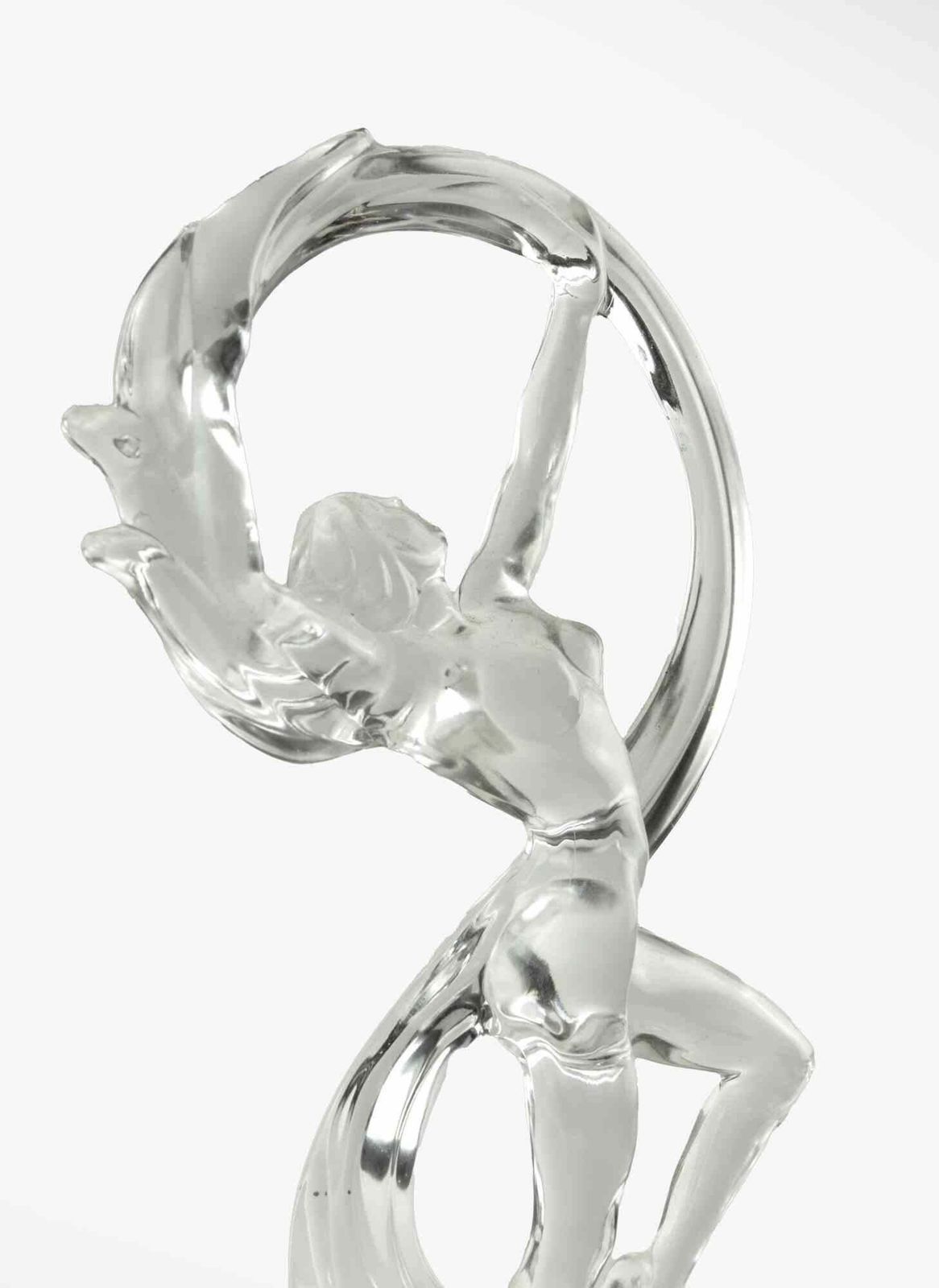 Royal Crystal Rock Crystal "Ballerina" Sculpture, Italy, 1980s photo furniture