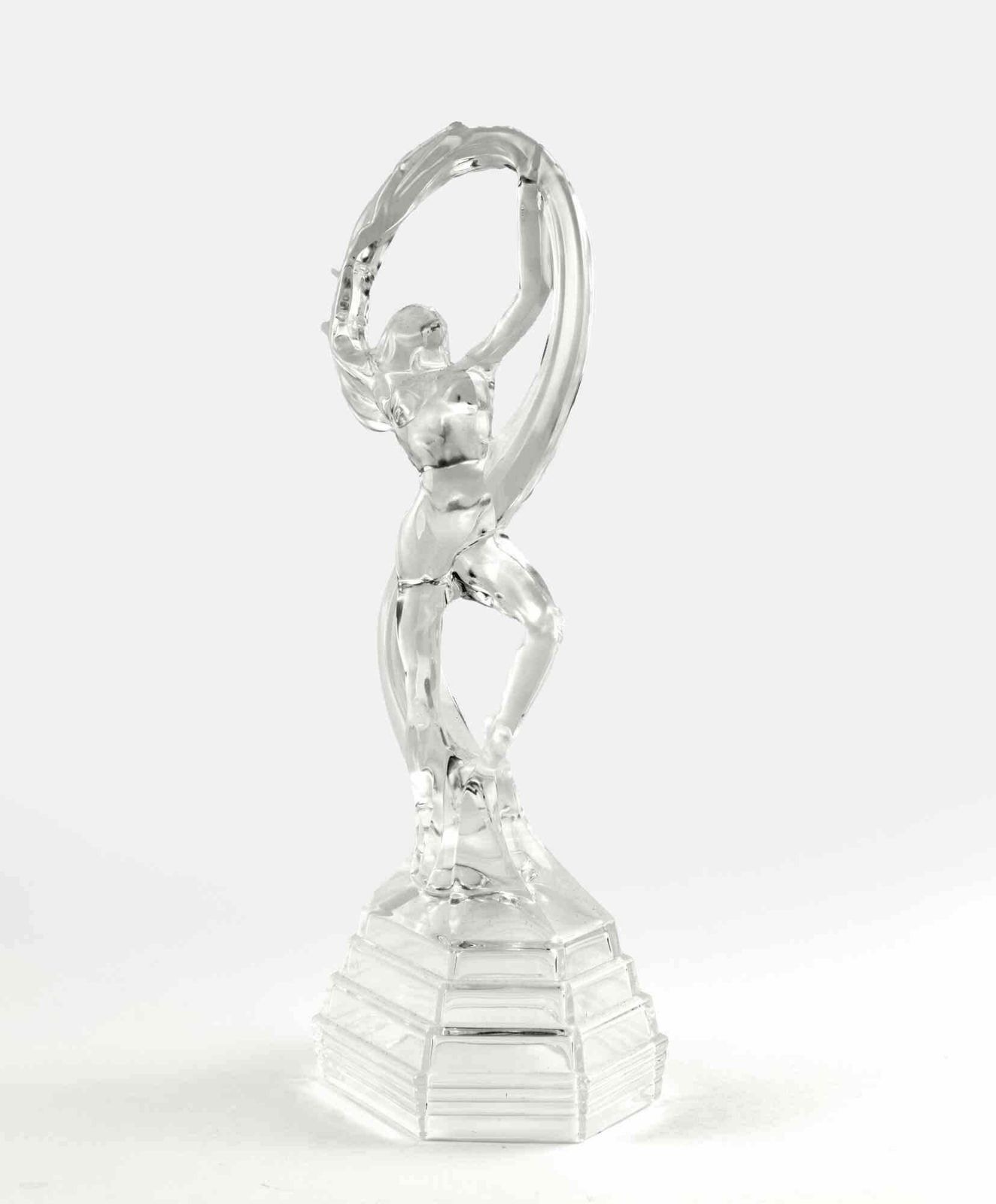 Royal Crystal Rock Crystal "Ballerina" Sculpture, Italy, 1980s photo for sale