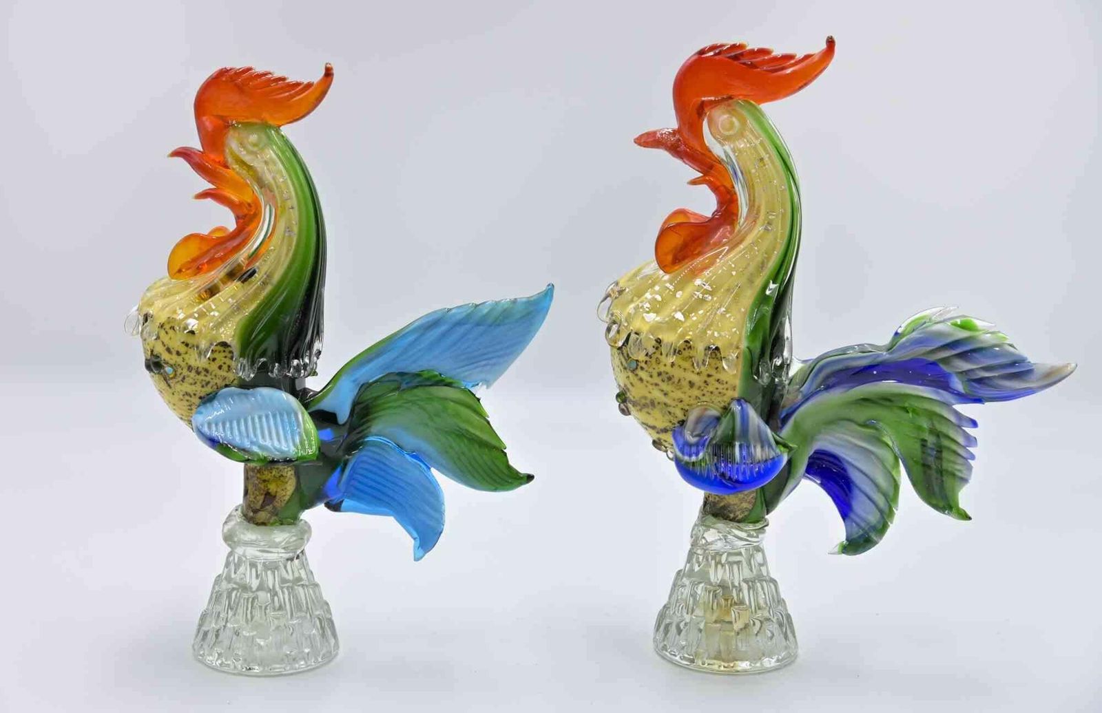 Pair Of Roosters, Italy, 1980s photo Art