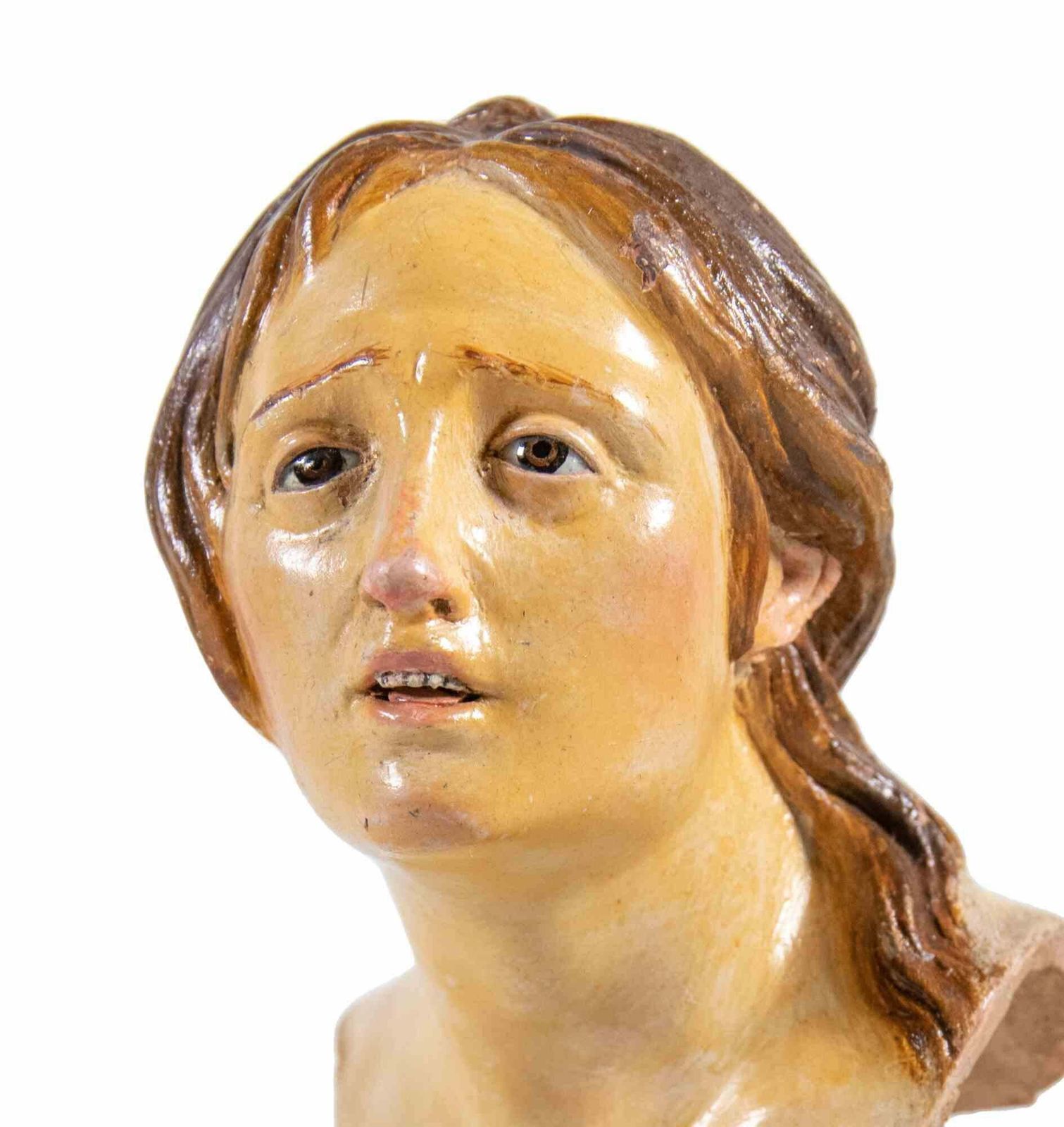 Head Of Woman, Italy, 18th Century photo furniture