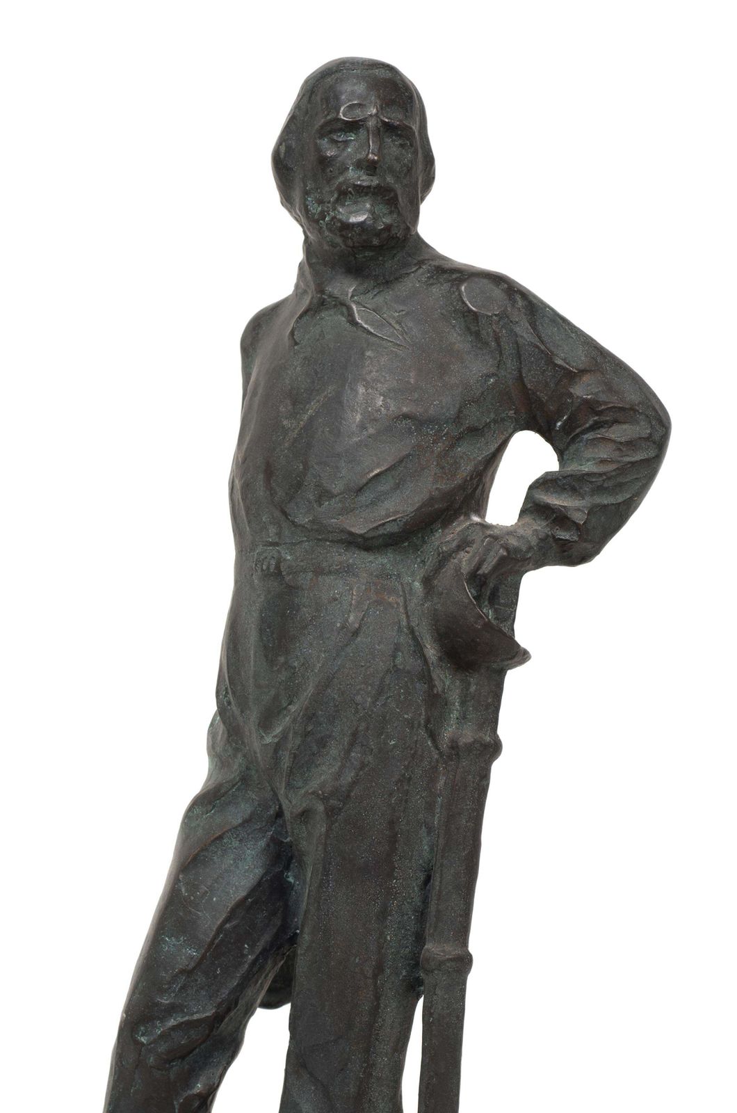 Sculpture Of Giuseppe Garibaldi, Bronze Sculpture, 19th Century photo for sale