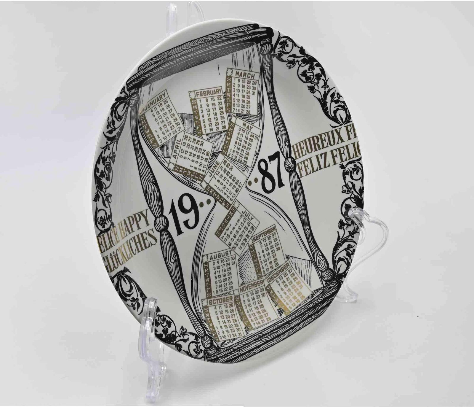 Happy 1987   Calendario By Piero Fornasetti, 1987 photo furniture