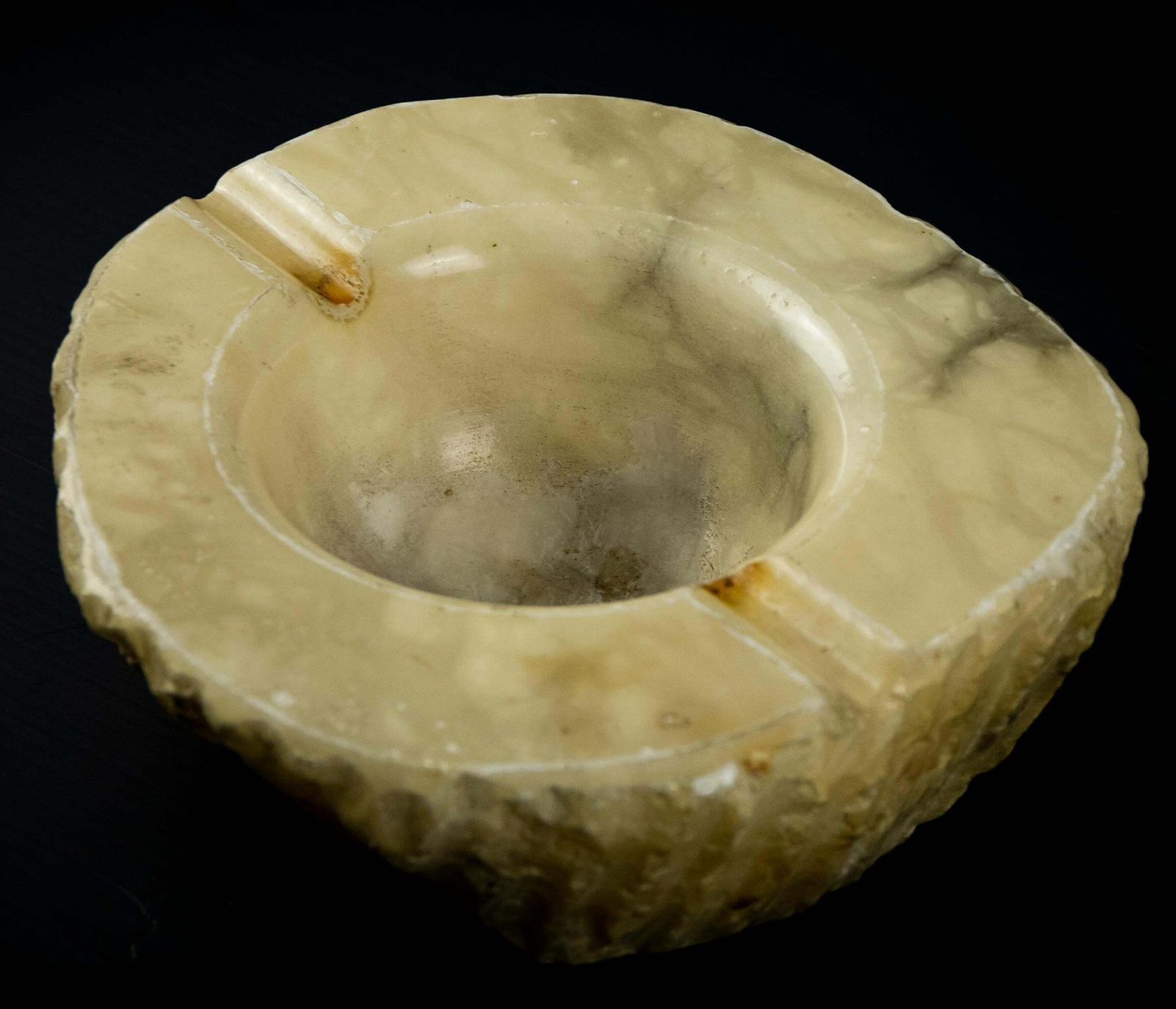 Vintage Alabaster Ashtray, Italy Mid 20th Century photo Home Decor