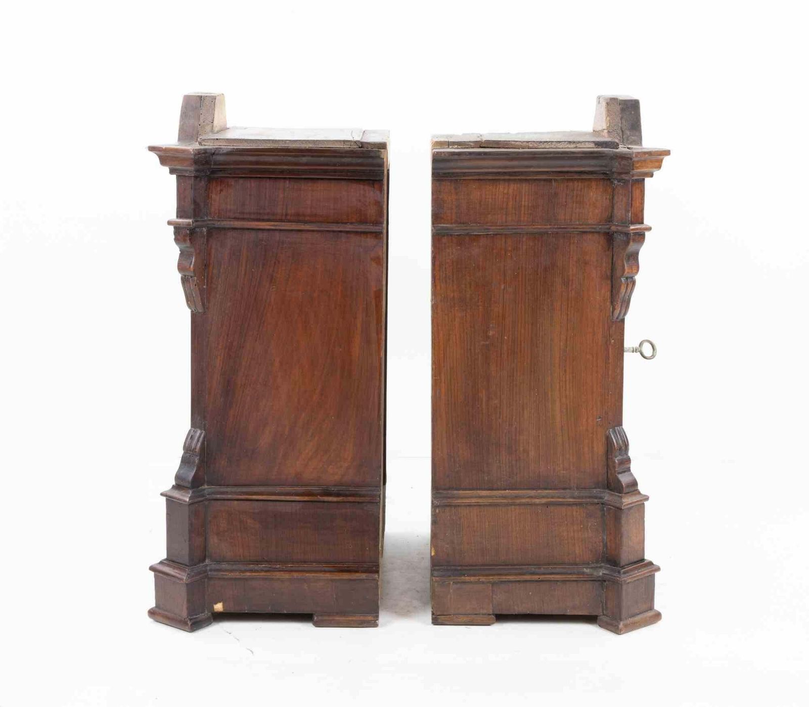 Pair Of Wall Units With Door And Drawer, Italy, Early 20th Century photo buy