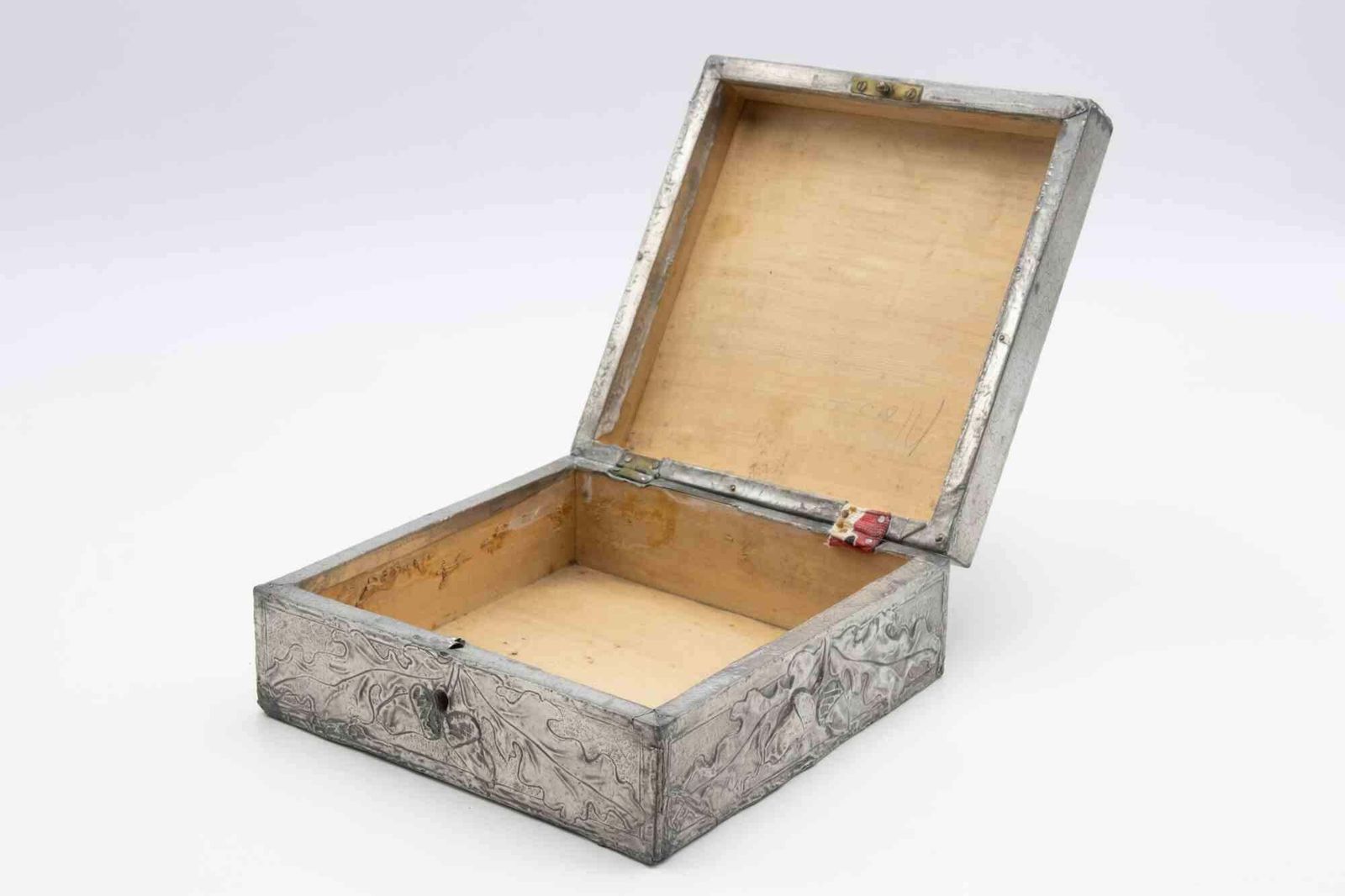 Pewter Rectangular Box, Italy, Early 20th Century photo buy