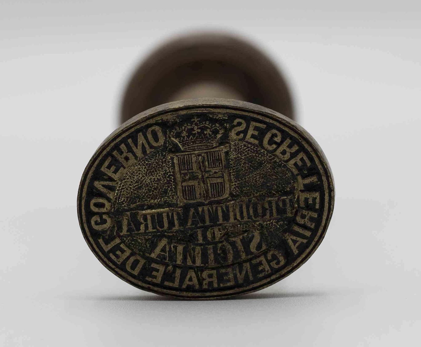 Metal Stamp With Wooden Handle, Italy, 19th Century photo furniture