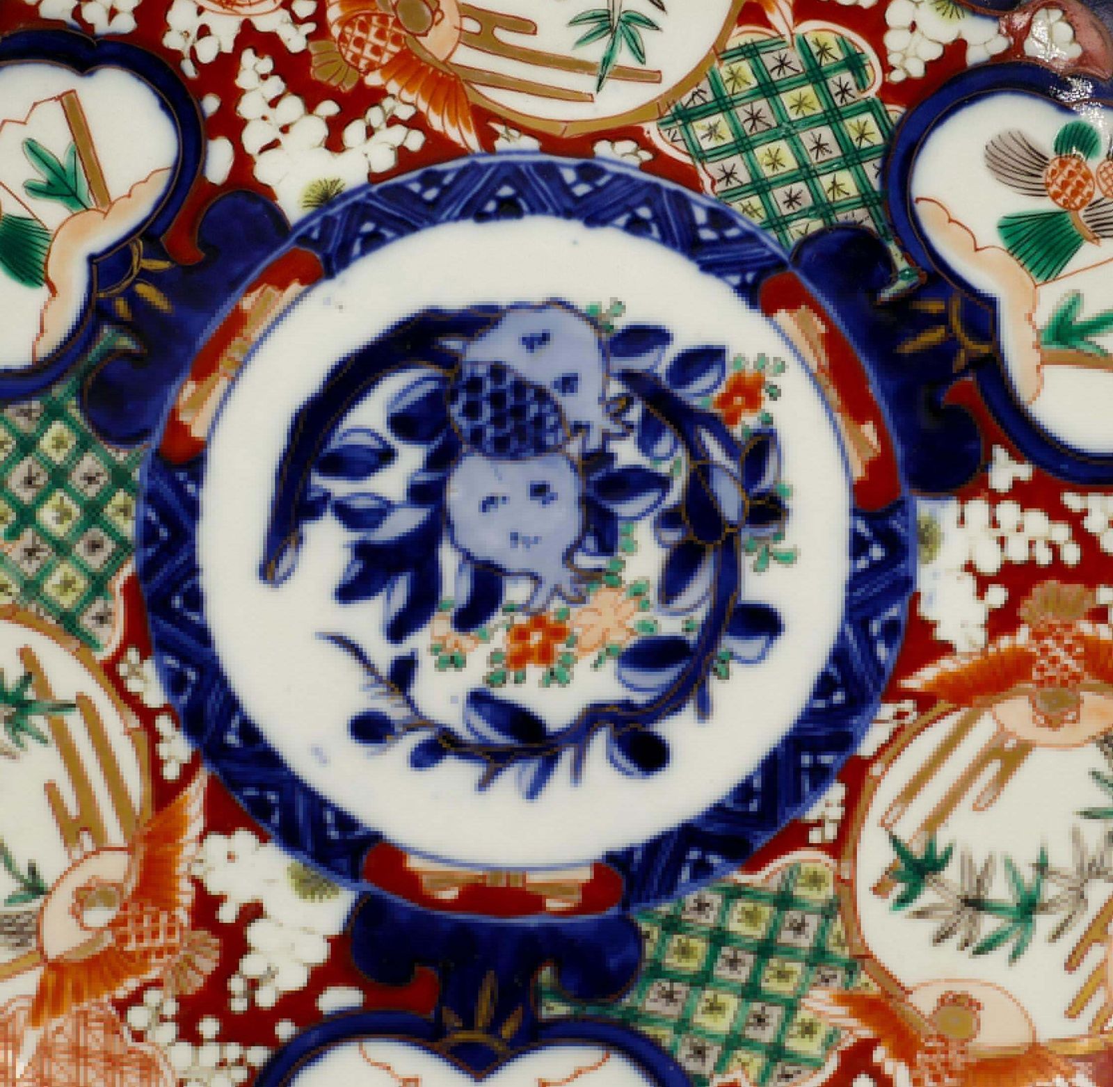 Porcelain Wall Plate, Japan, 19th Century photo Art