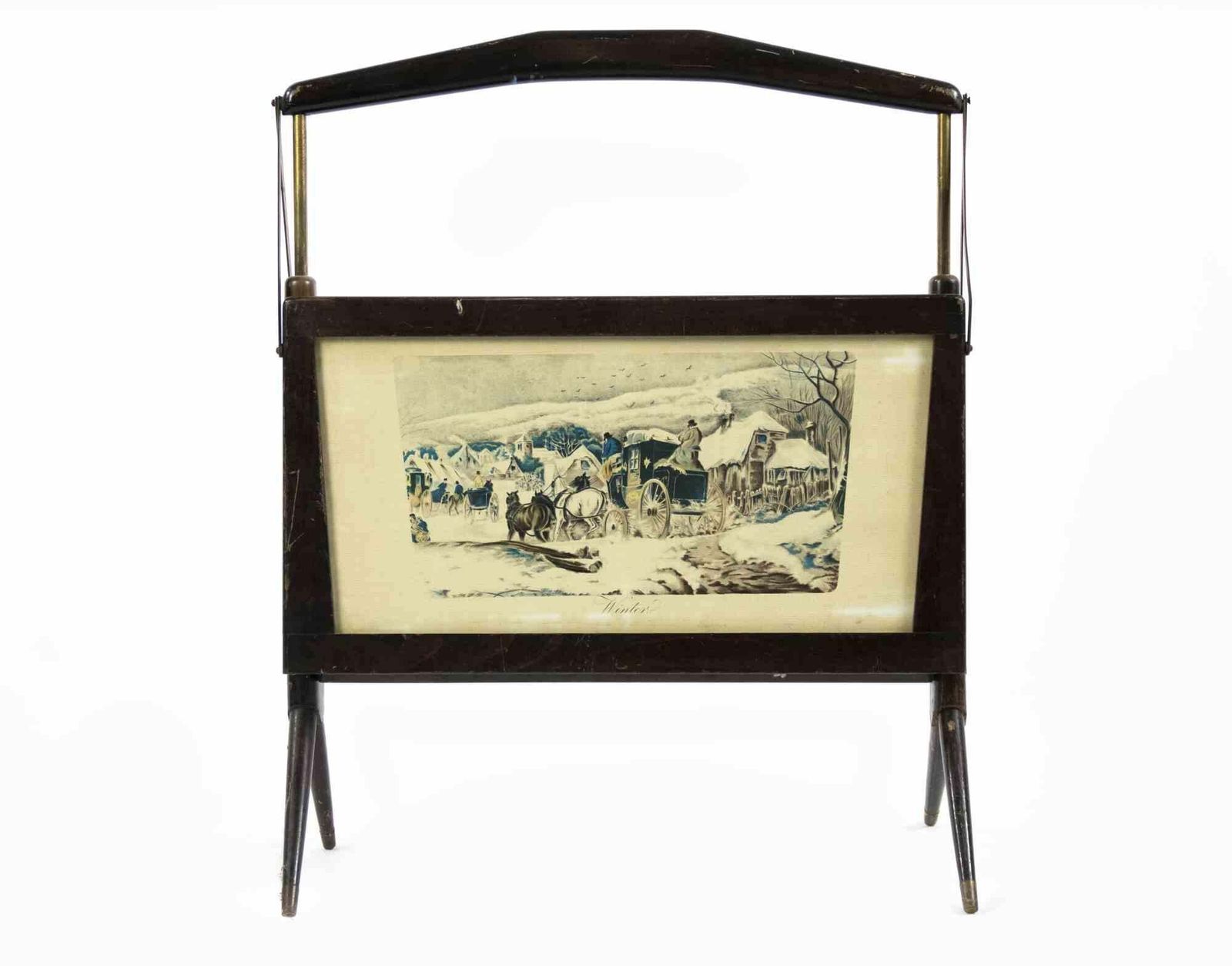 Magazine Holder By Ico Parisi, Mid 20th Century photo Home Decor