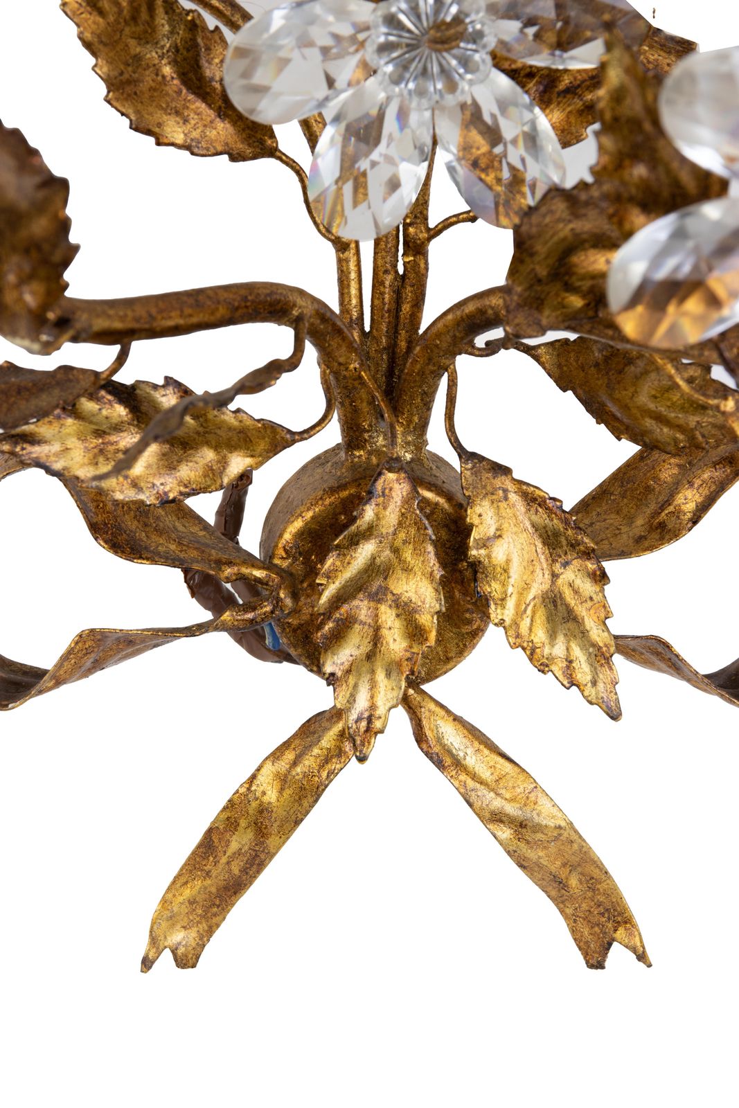 Gilded Brass Bracket Lamp In The Style Of Hans Kogl   Late 20th Century photo Lighting