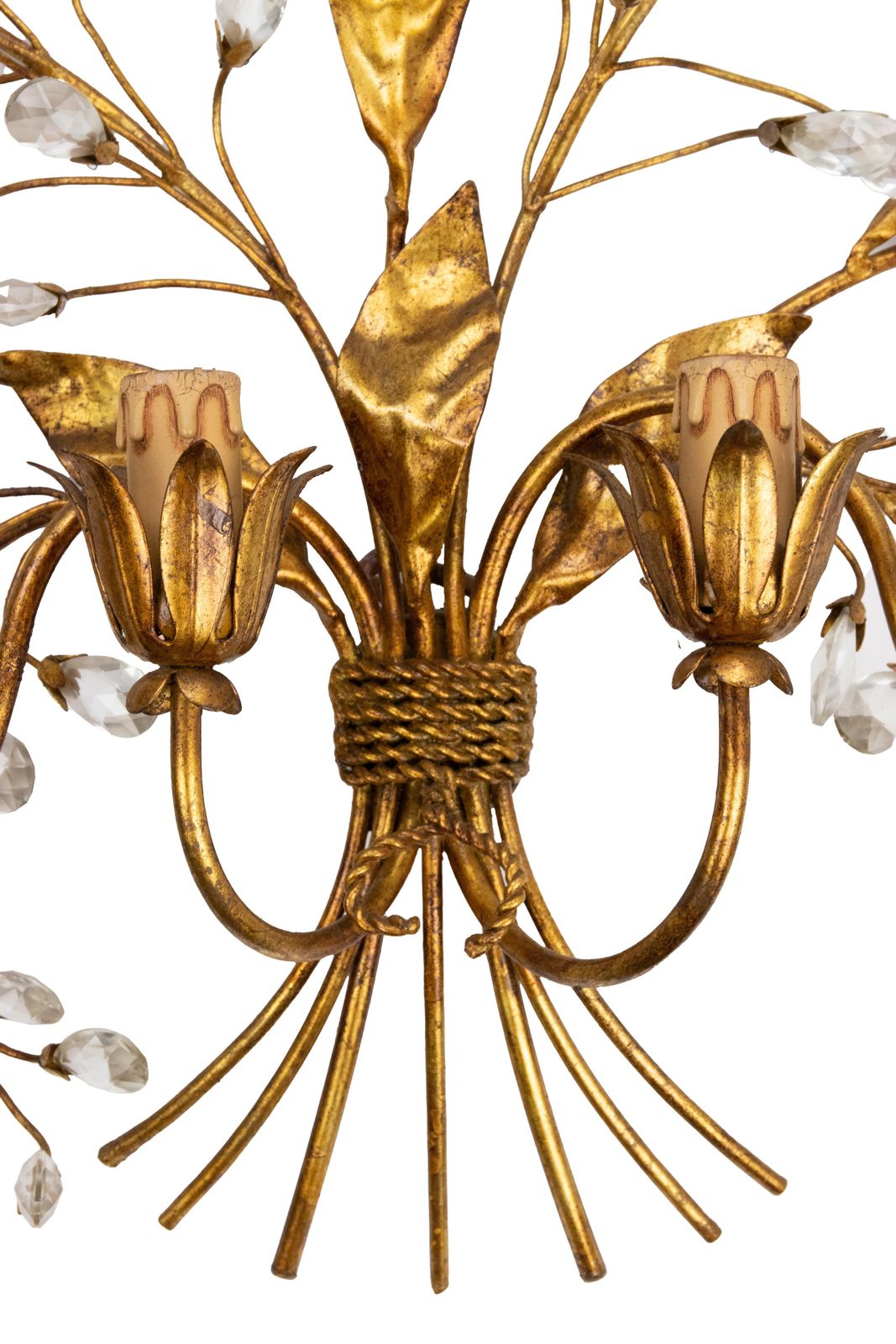 Gilded Brass Bracket Lamp In The Style Of Hans Kohl   Late 20th Century photo furniture