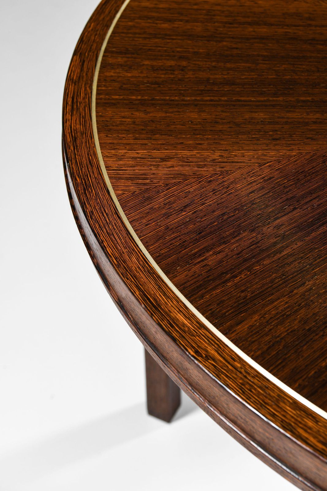 Console Tables In Wengé And Aluminium By Torsten Thorup & Claus Bonderup, 1950's photo vintage