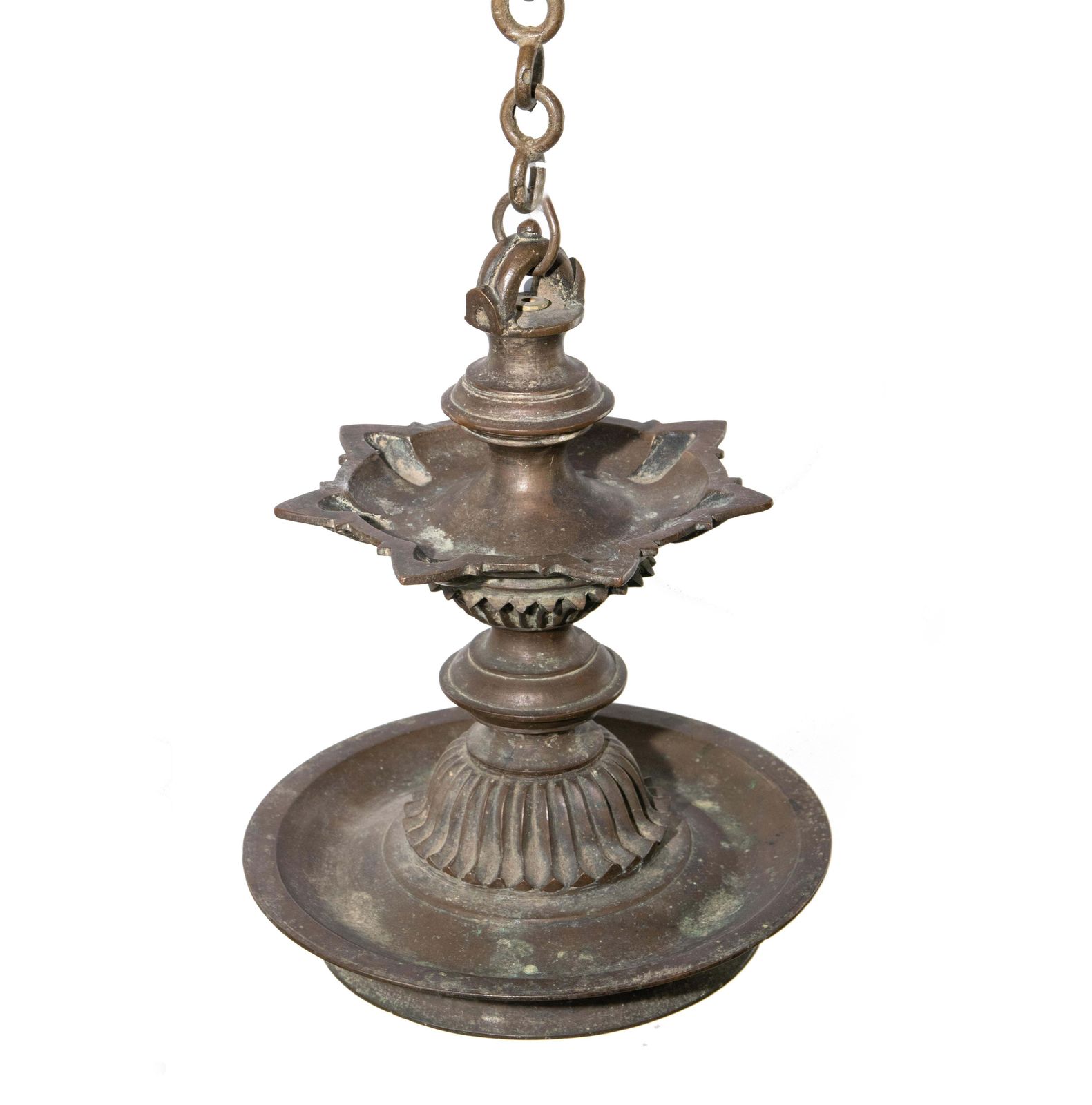 Oil Lamp In Bronze Of Aceh, North Sumatra photo vinterior