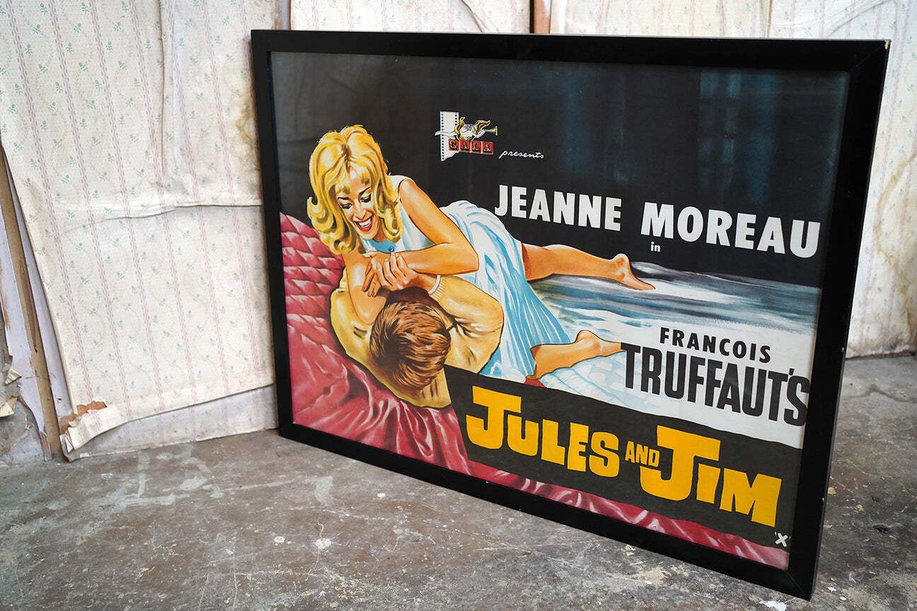 photo vinterior An Original British Quad Cinema Poster For Francois Truffaut’s Jules And Jim C.1962