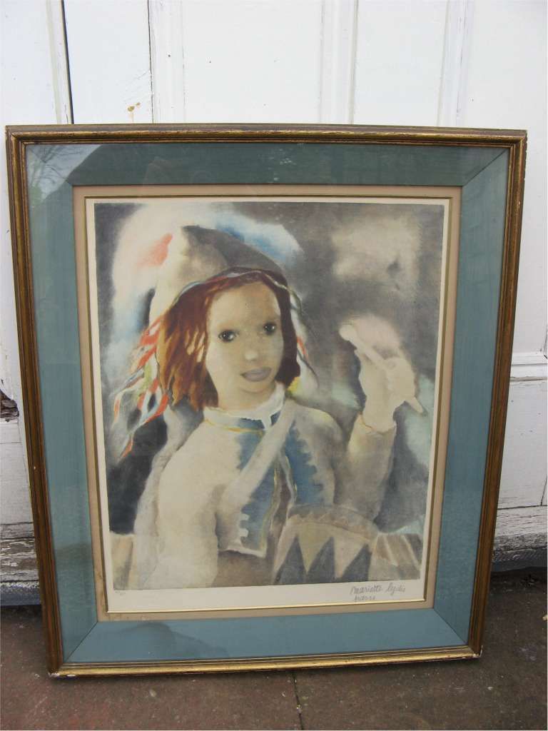 Mariette Lydis 1890 1970, Paris. Le Tambour Framed Photogravure