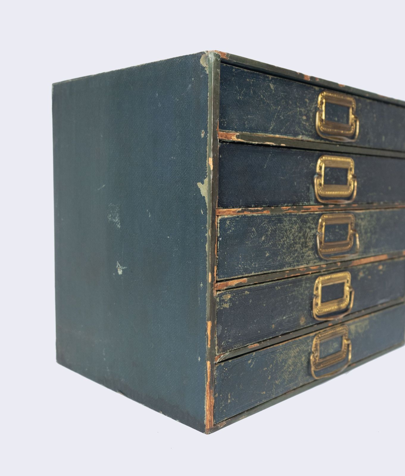 Vintage Time Worn Desktop Stationary Drawers photo buy