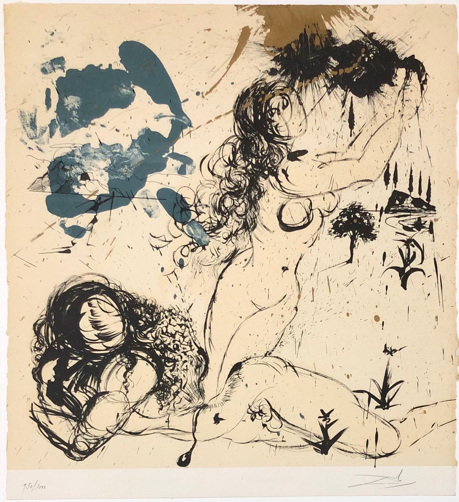 Salvador Dali, The Creation Of Eve 1970