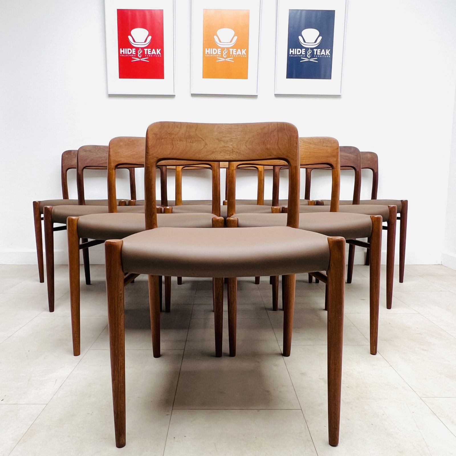 Danish Dining Chairs By Niels Otto Møller photo vintage