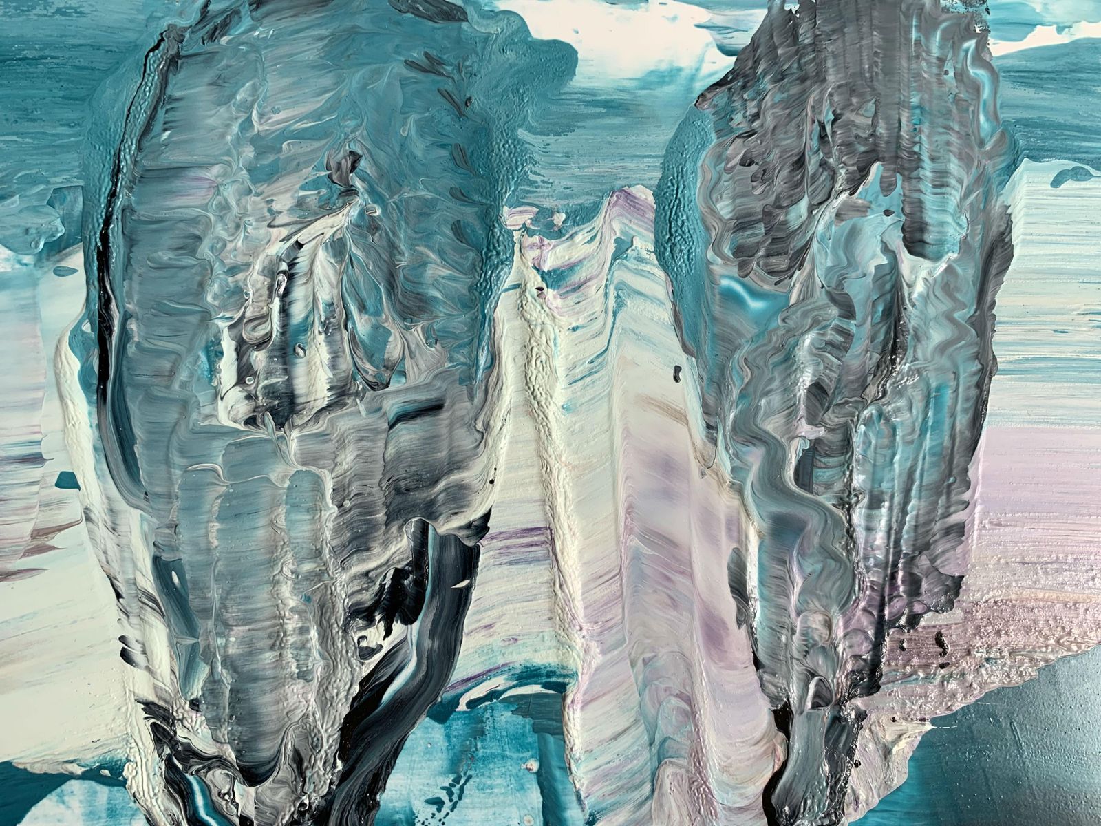 Monika Rossalandscape   Xxi Century Acrylic Painting, Abstaction & Figurative, Monochromatic2011 photo furniture