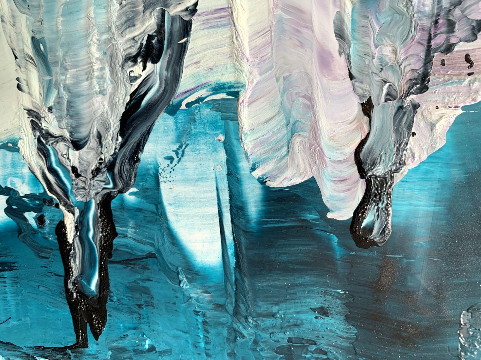 Monika Rossalandscape   Xxi Century Acrylic Painting, Abstaction & Figurative, Monochromatic2011 photo Art