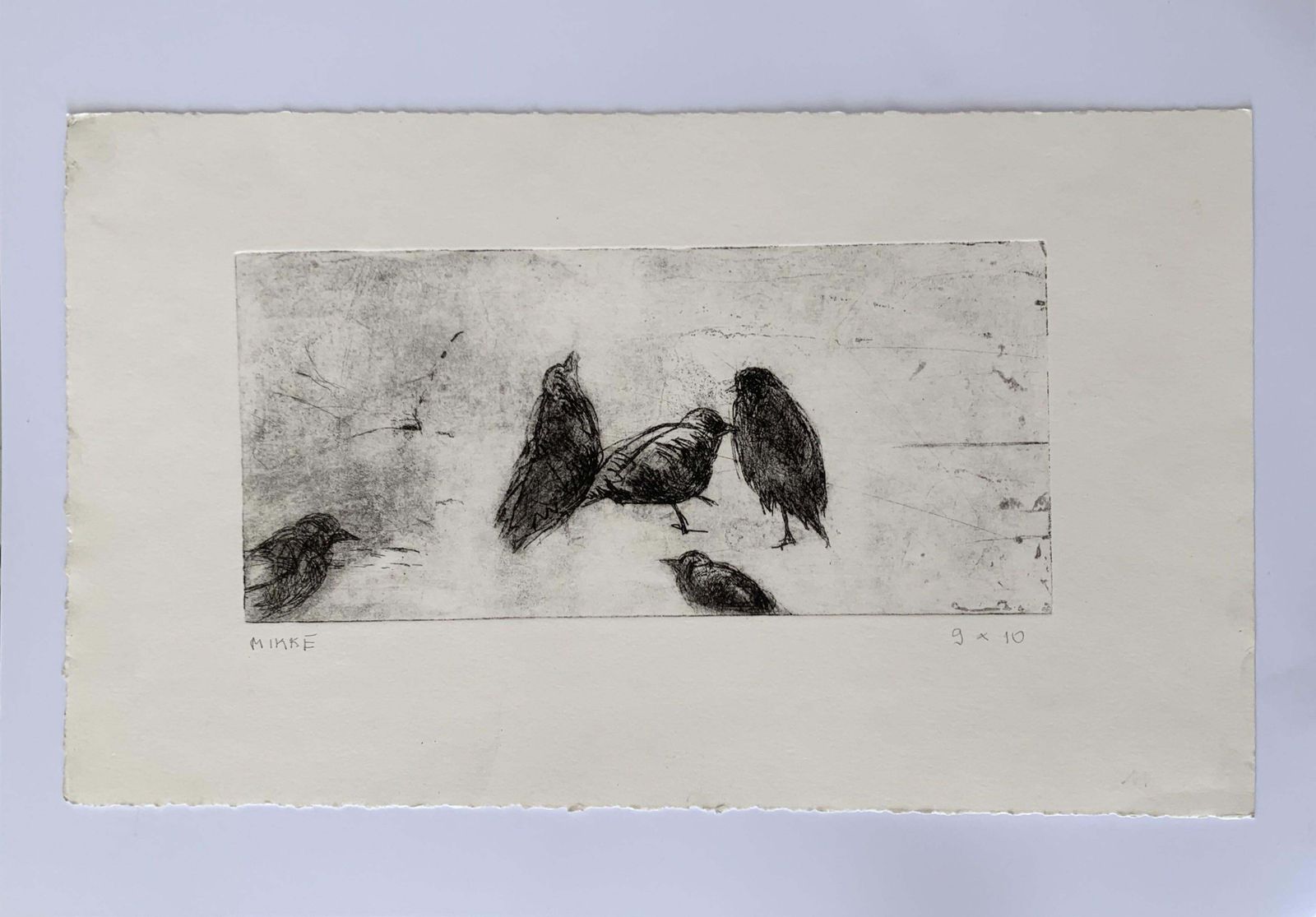 Anna Mikkebirds   Xxi Century, Figurative Print, Black And White, Animals2009 photo furniture