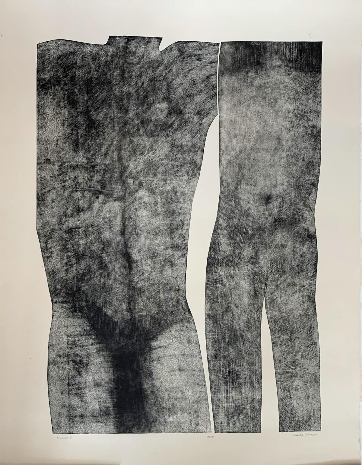 Jolanta Johnssonhuman 6   Contemporary Print, Figurative, Couple, Black & White2008 2020 photo for sale
