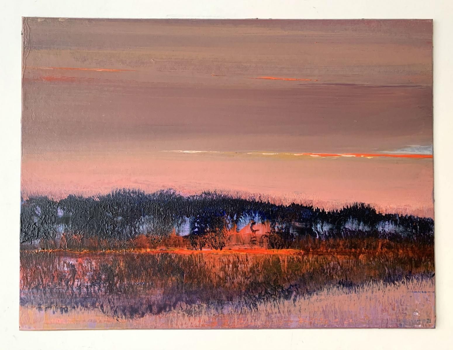 Barbara Hubertlandscape V  Xxi Century, Contemporary Acrylic Painting, Landscape2019 photo furniture
