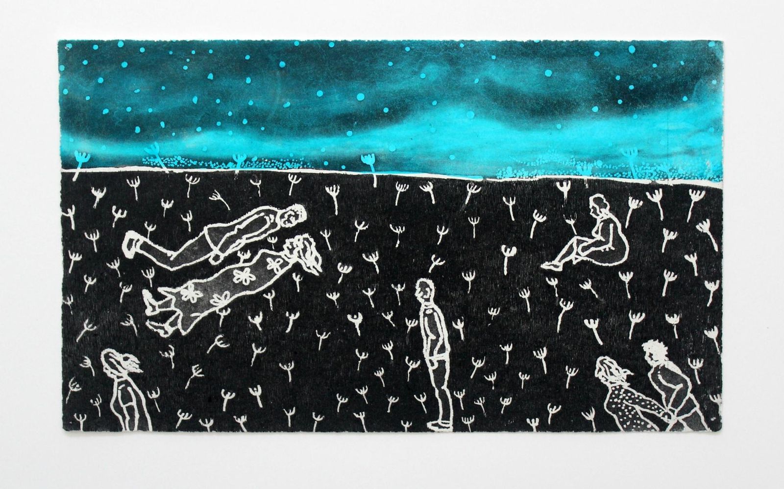 Michał Cyganmeadow II   Xxi Century, Young Artist, Figurative Mixed Media Printunknown photo furniture