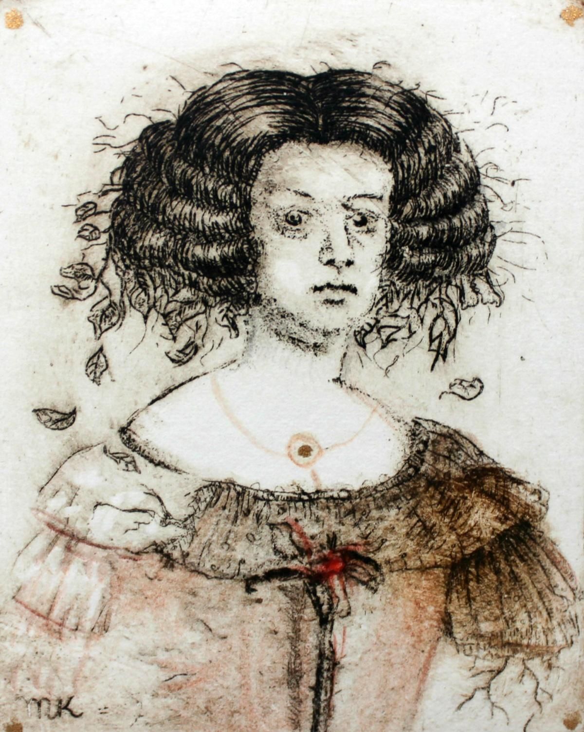 Maria Korusiewiczlady   Contemporary Art, Figurative Print, Old Masters Inspired2008