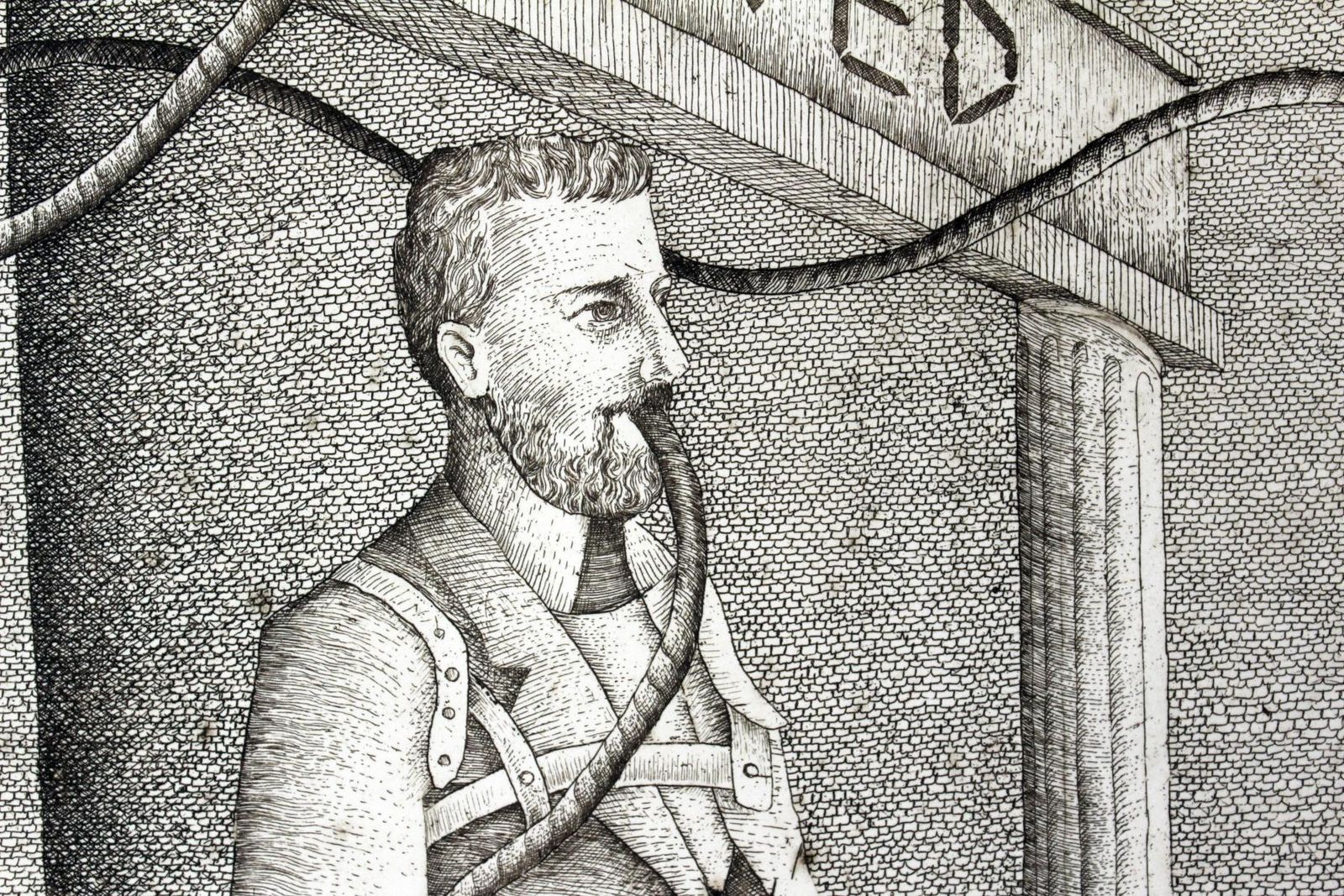 Andrzej Mazurconnected   Xxi Century, Etching Print, Figurative, Surrealist, Black & White2009 photo Art