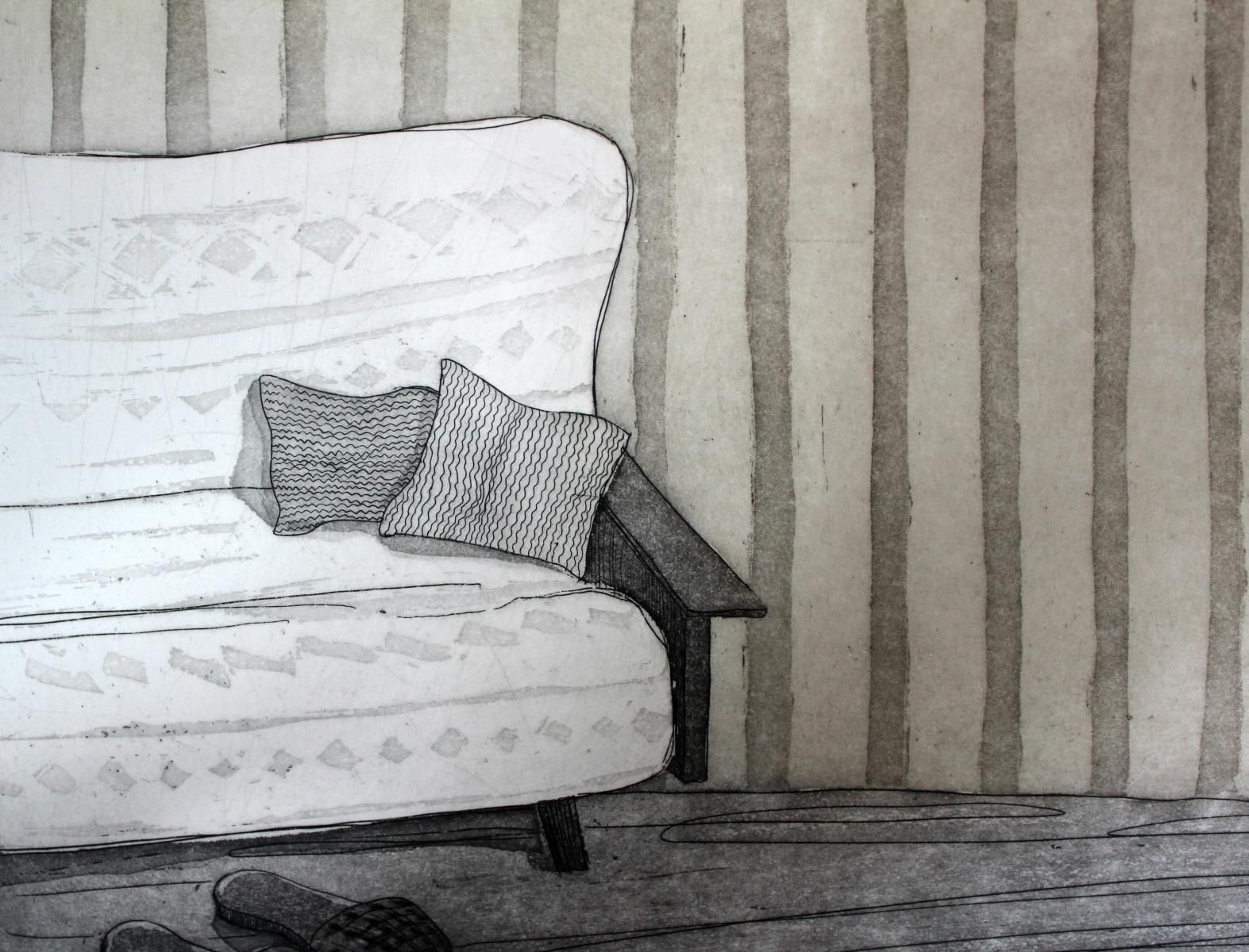 Agnieszka Mazekcall Me   Xxi Century, Contemporary Etching, Interiors2008 photo for sale