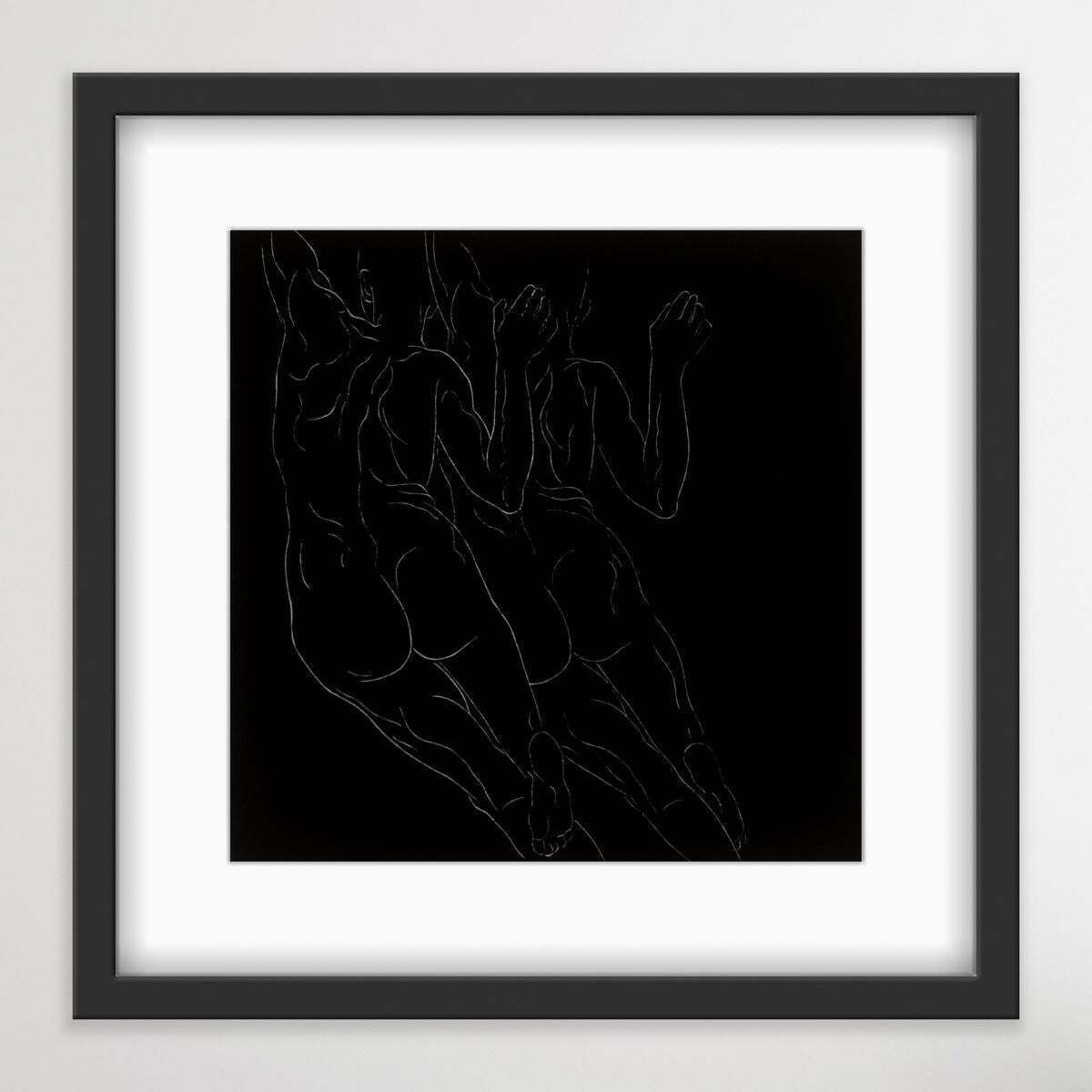 Luiza Kasprzyk1:1   21th Century, Young Artist, Figurative Print, Linocut, Black & White2021 photo 255.0