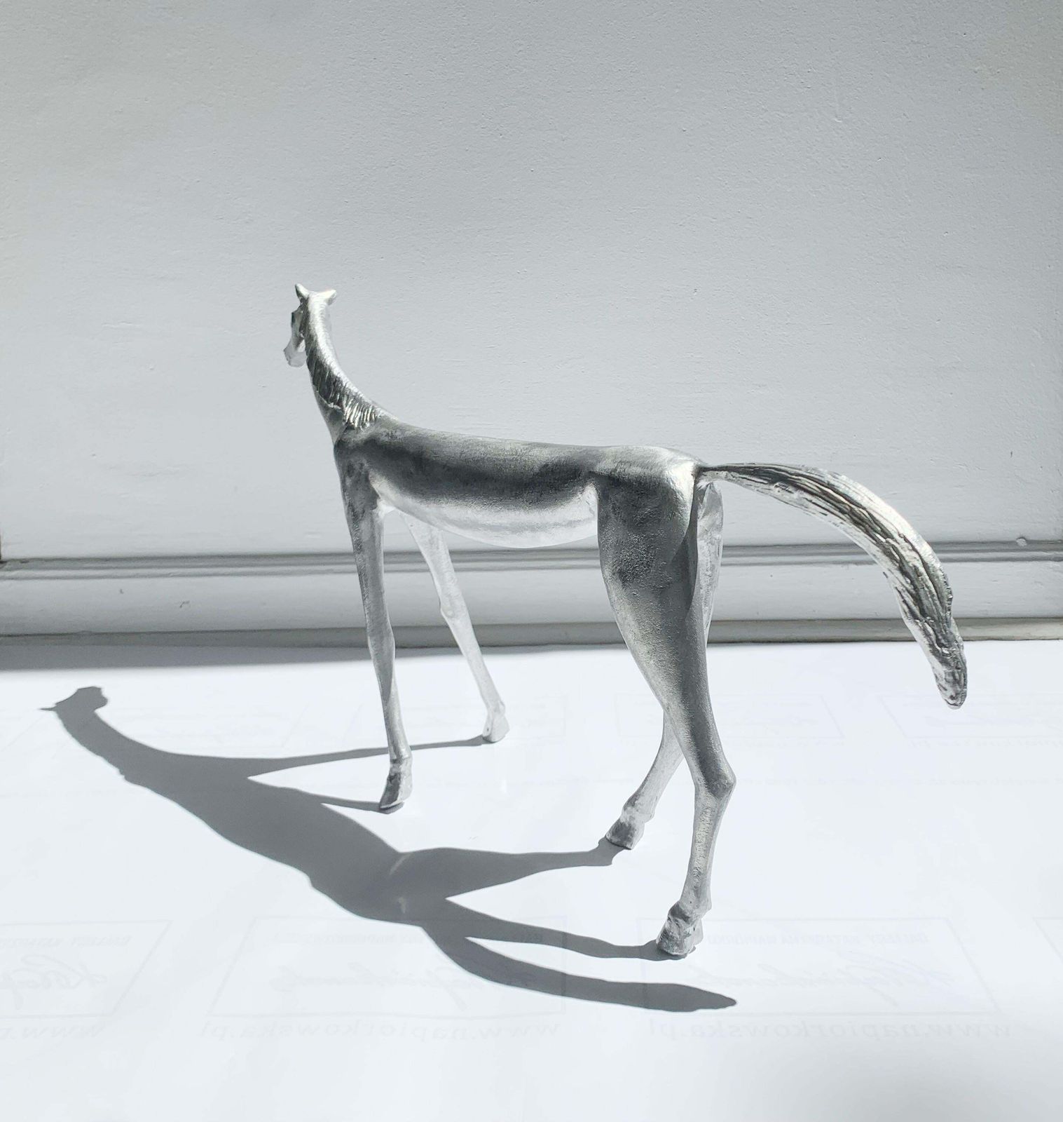 Antonio Giancaterinoa Horse. Contemporary Aluminium Sculpture, Animal, Italian Artistca. 2019 photo Art