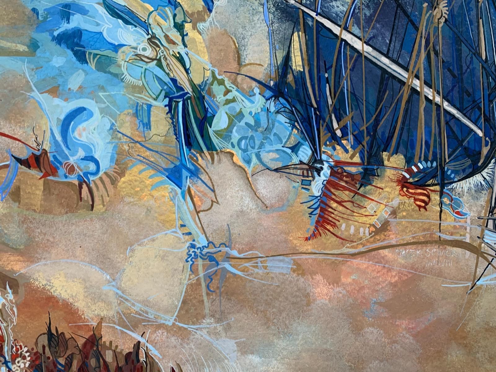 Jacek Sowickiview From Below   Contemporary Gouache Painting, Abstraction2008 photo 425.0