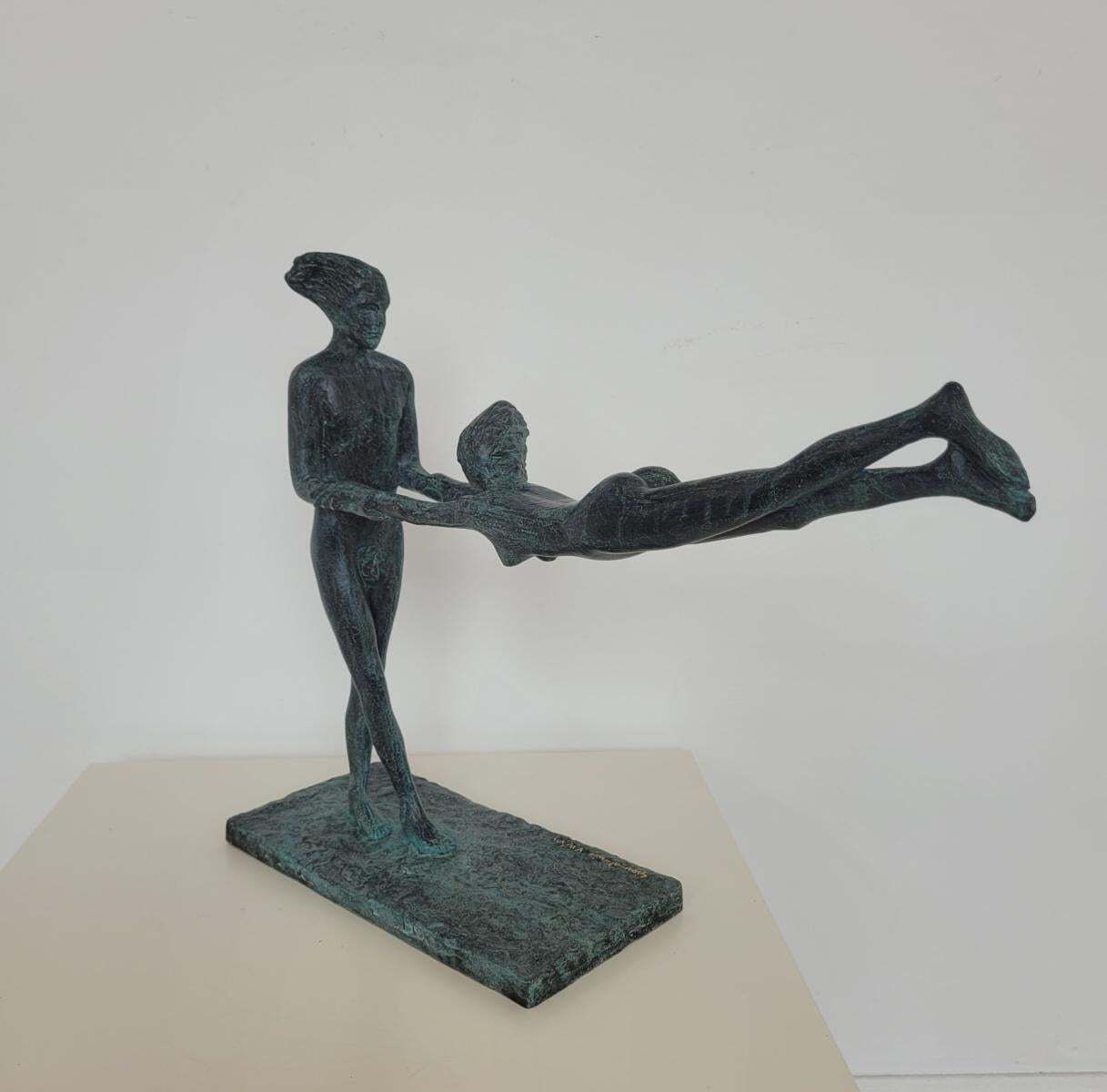Antonio Giancaterinolovers. Contemporary Bronze Sculpture, Limited Edition, Italian Artistca. 2020 photo vintage