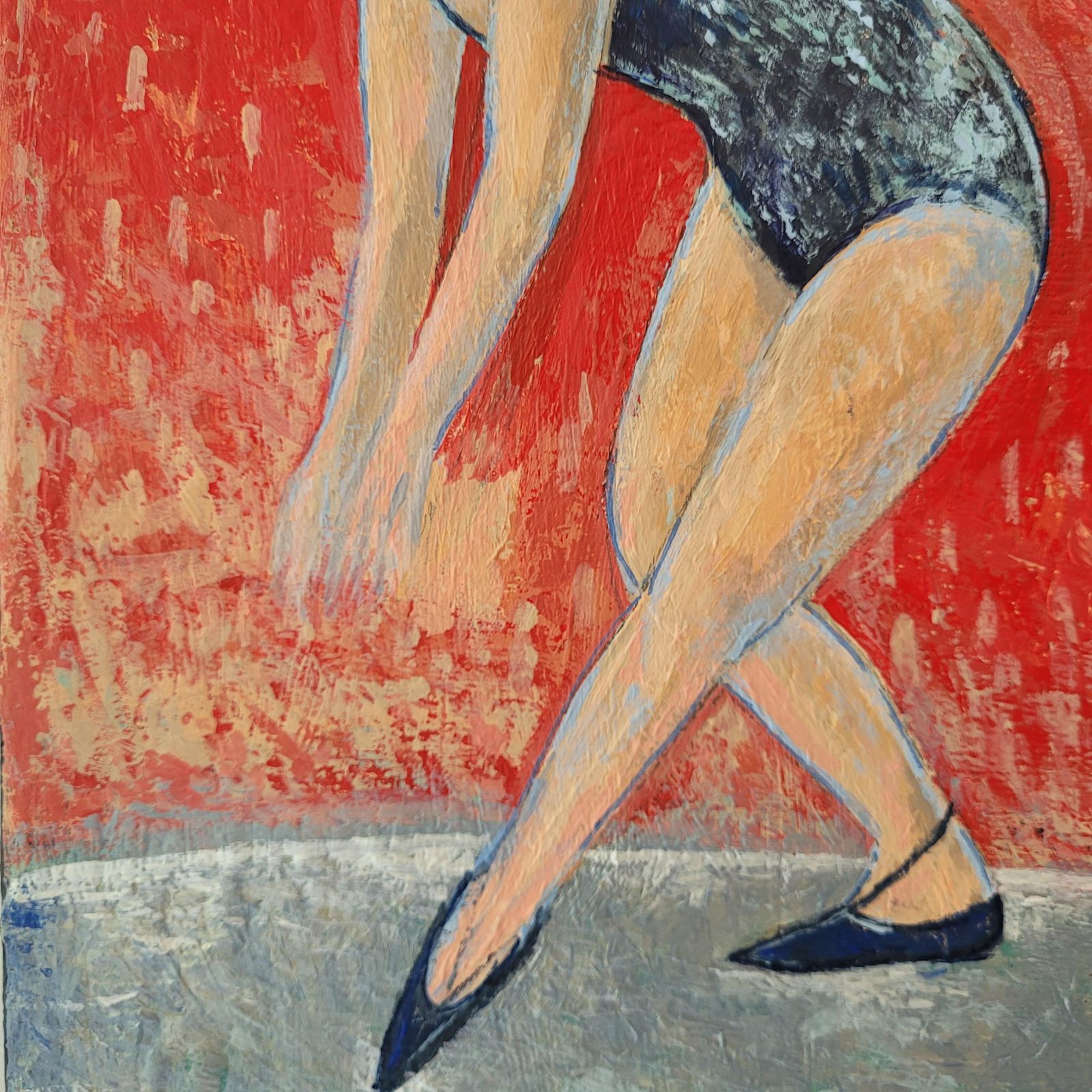 photo vinterior Józef Chyżydance   Contemporary Figurative Acrylic Painting, Animal, Xxi Century2014